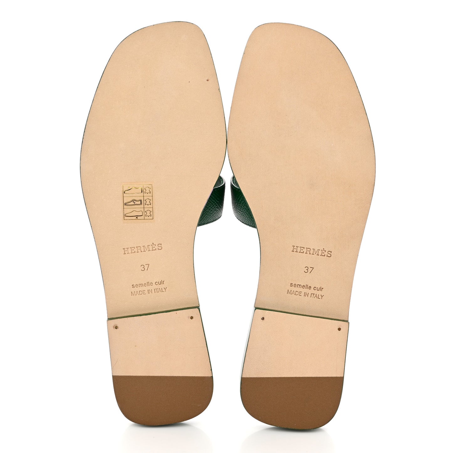Epsom Oran Sandals 37 Vert Emeraude