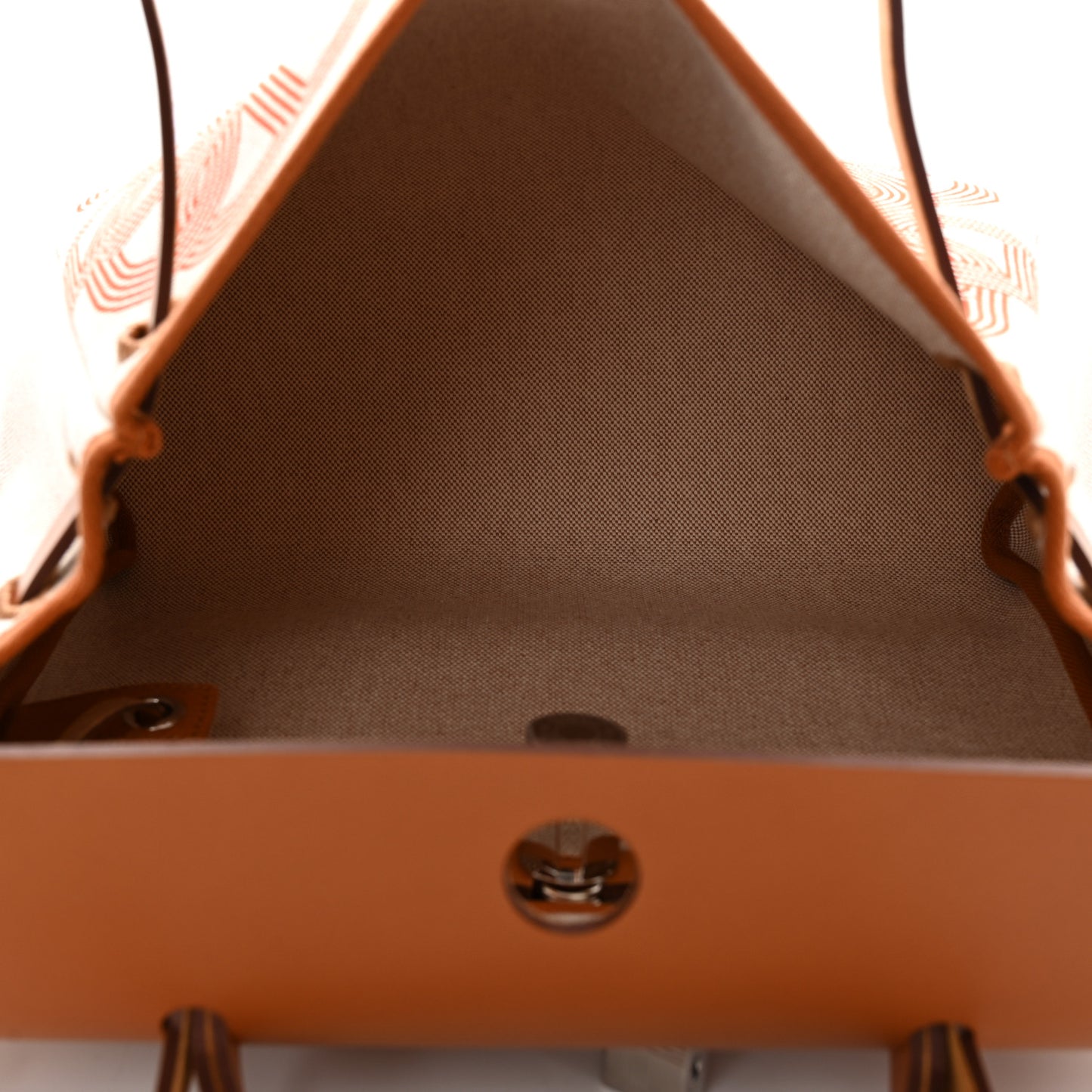 H Plume Canvas Vache Hunter Circuit 24 Herbag Zip Retourne 31 Orange Mecano Ecru Beige Naturel