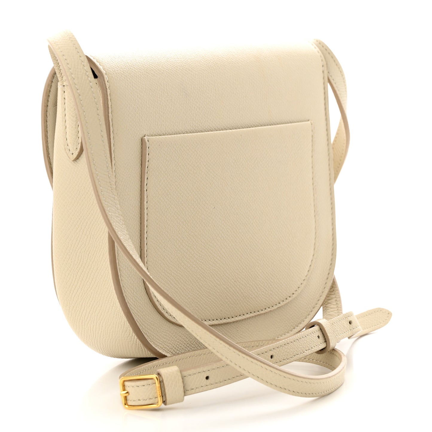 Grained Calfskin Small Trotteur Linen