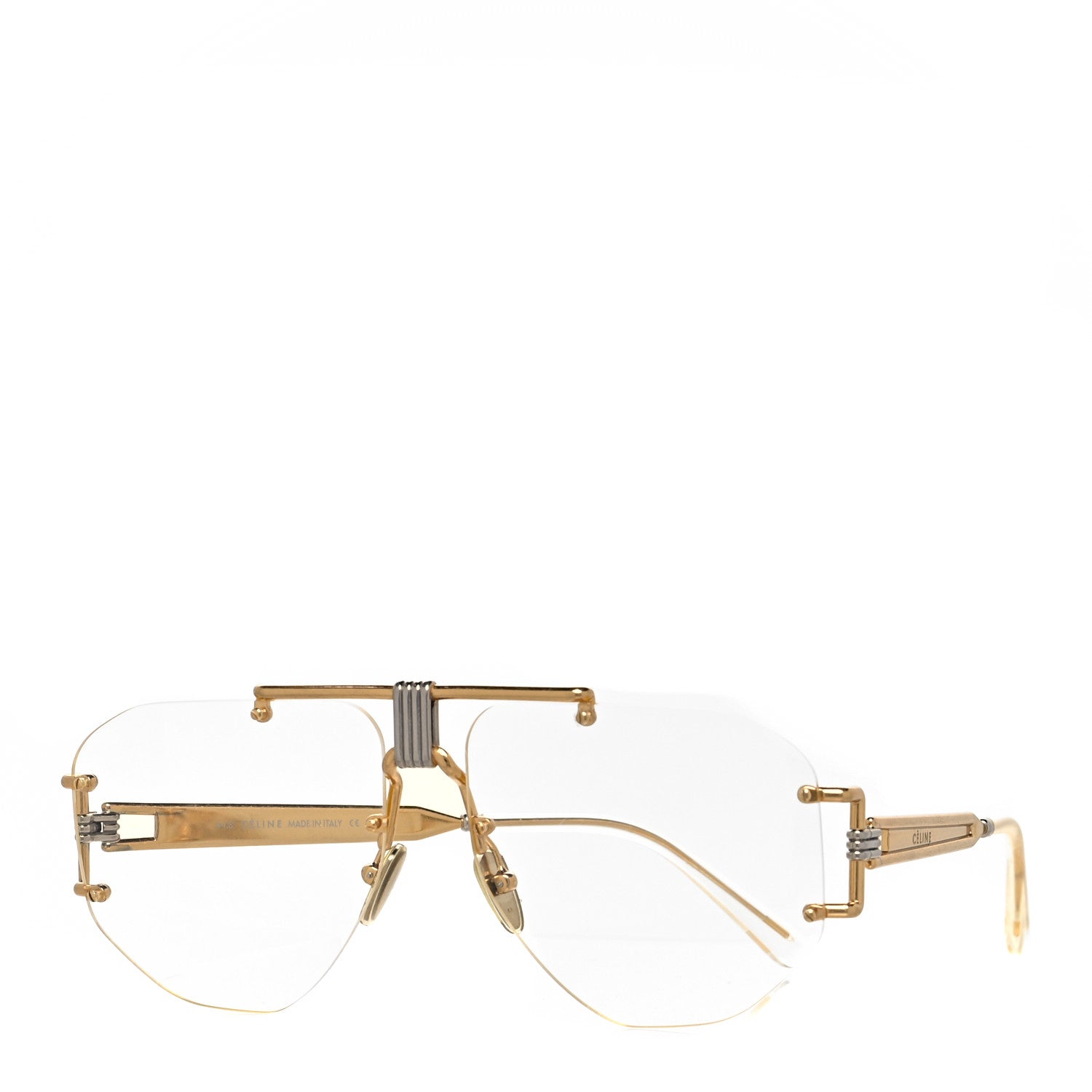 CELINE サングラス アビエーター ゴールド Celine Aviator Sunglasses CL 40039U/32S Gold 1075817 – FASHIONPHILE