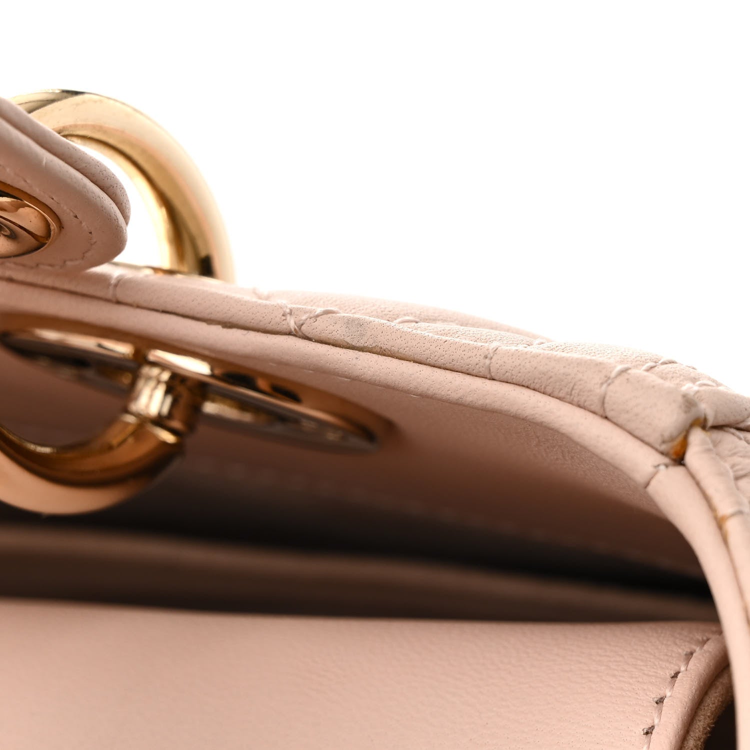 Christian Dior Lambskin Cannage Medium Lady Dior Light Pink 15 of 20