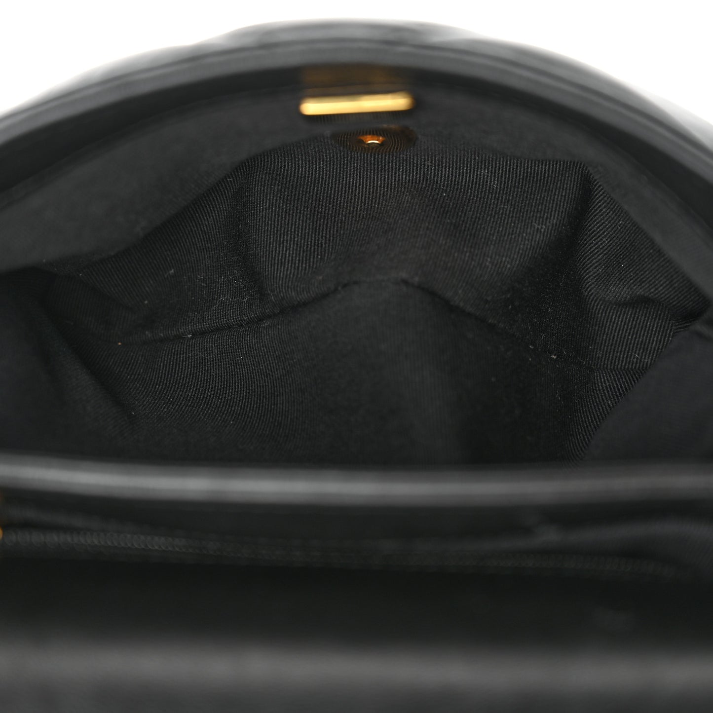 Lambskin Quilted Small Chain Top Handle Flap Black
