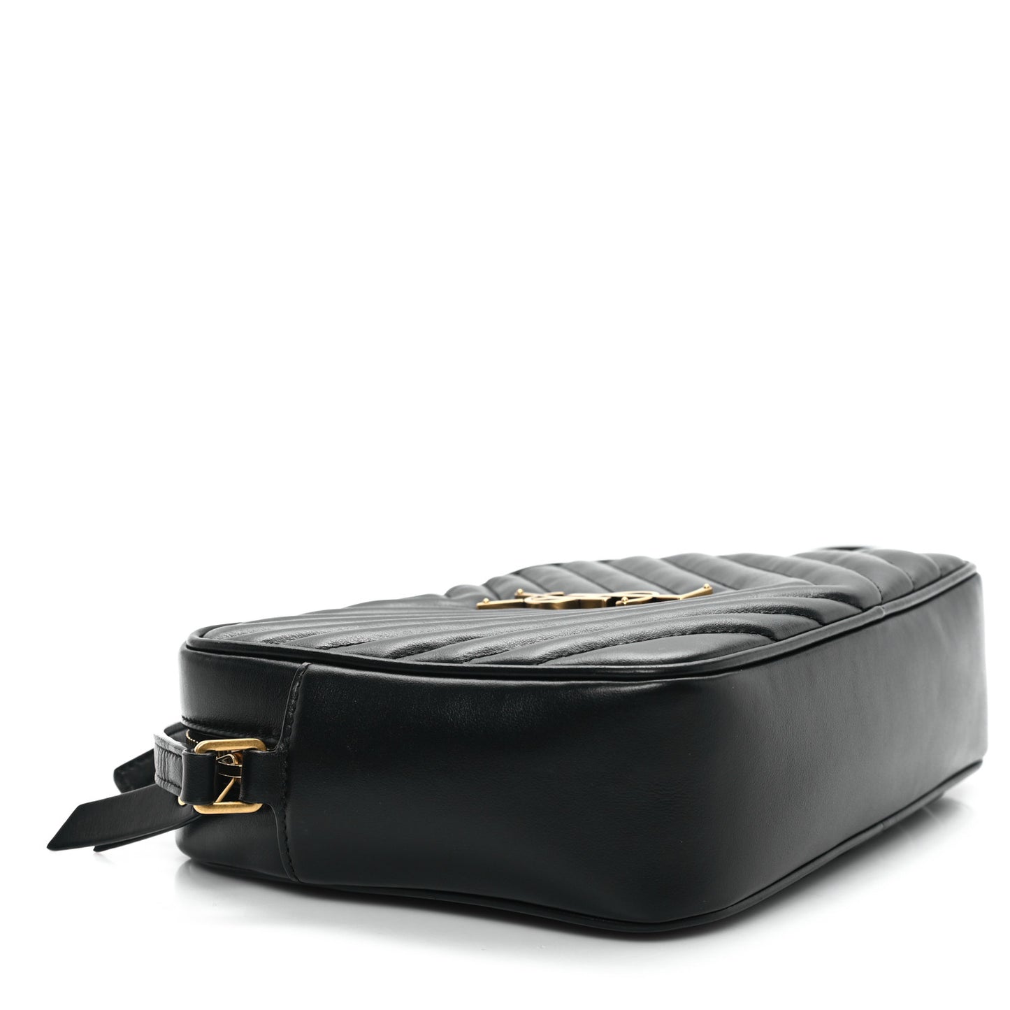 Calfskin Matelasse Monogram Lou Camera Bag Black