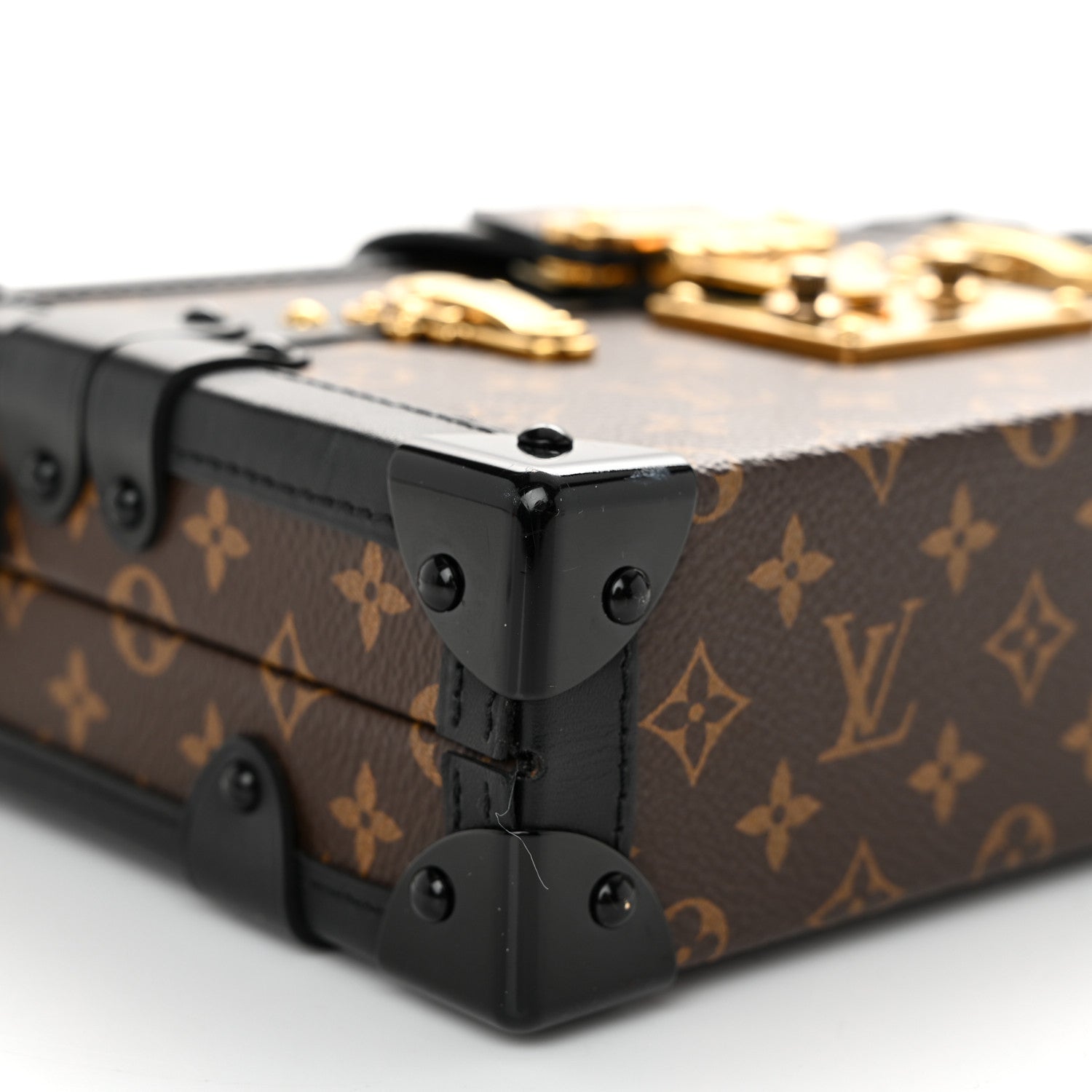 Louis Vuitton Monogram Petite Malle Black 9 of 10