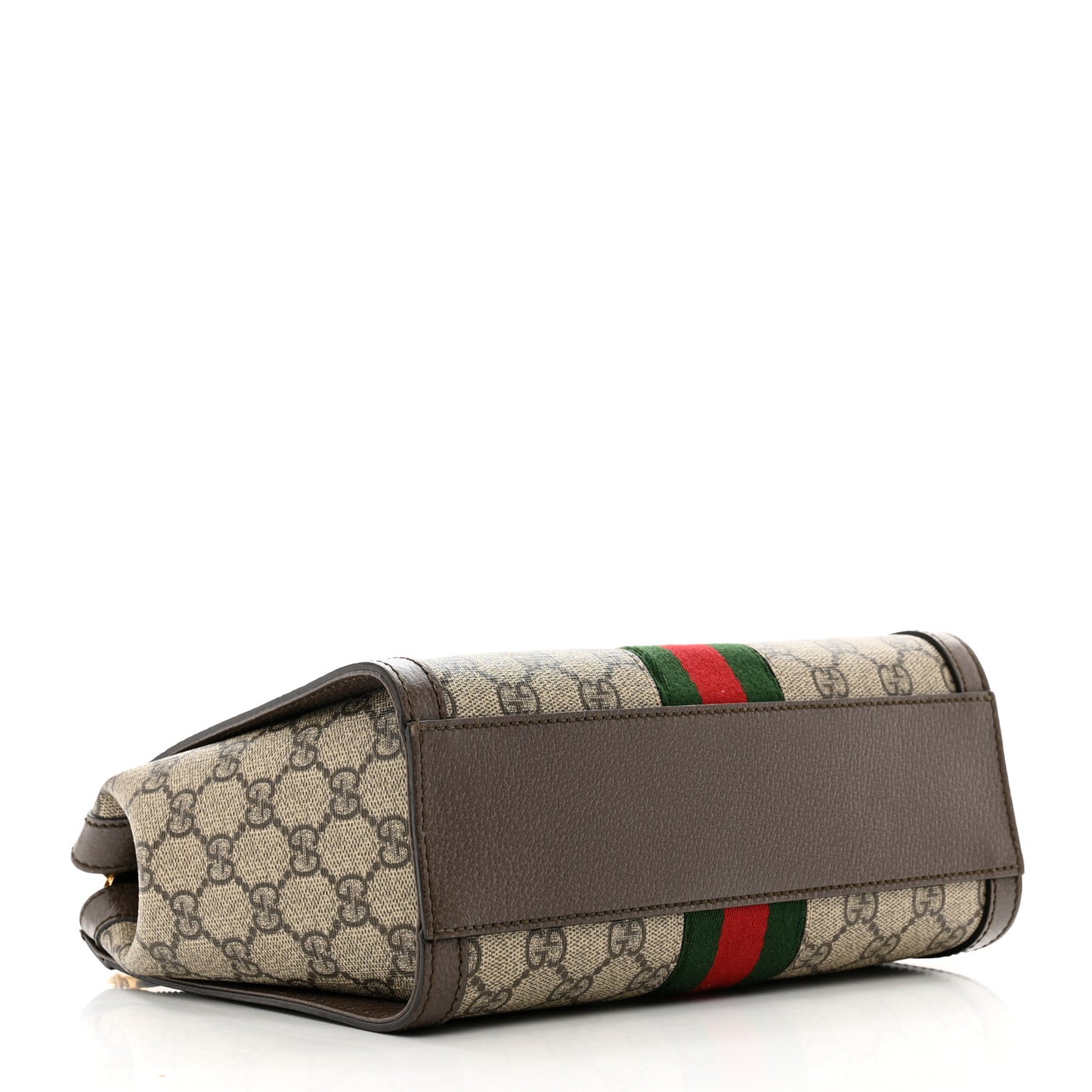 GG Supreme Monogram Small Ophidia Tote Bag Brown