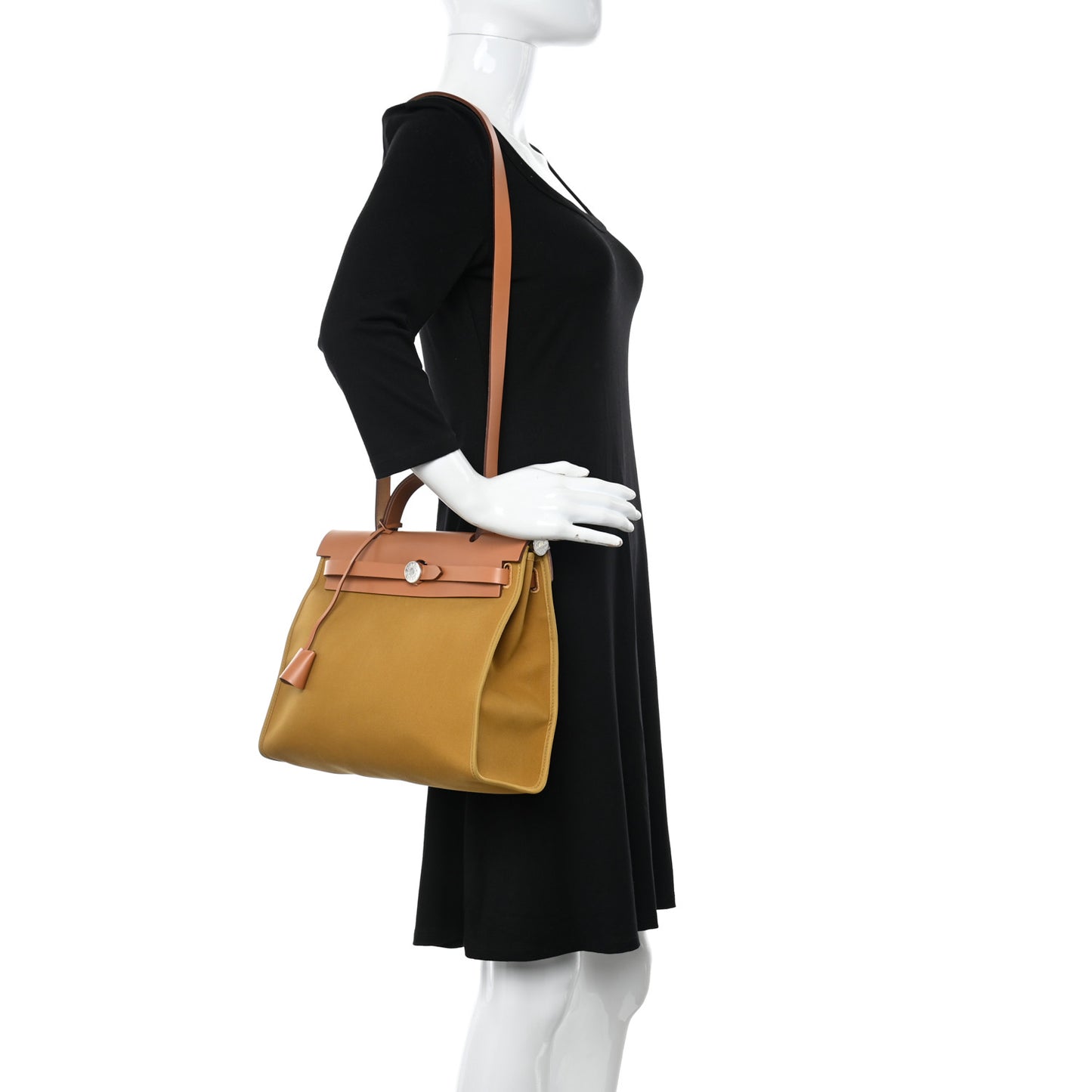 Toile Vache Hunter Herbag Zip 31 PM Cumin Naturel Sable