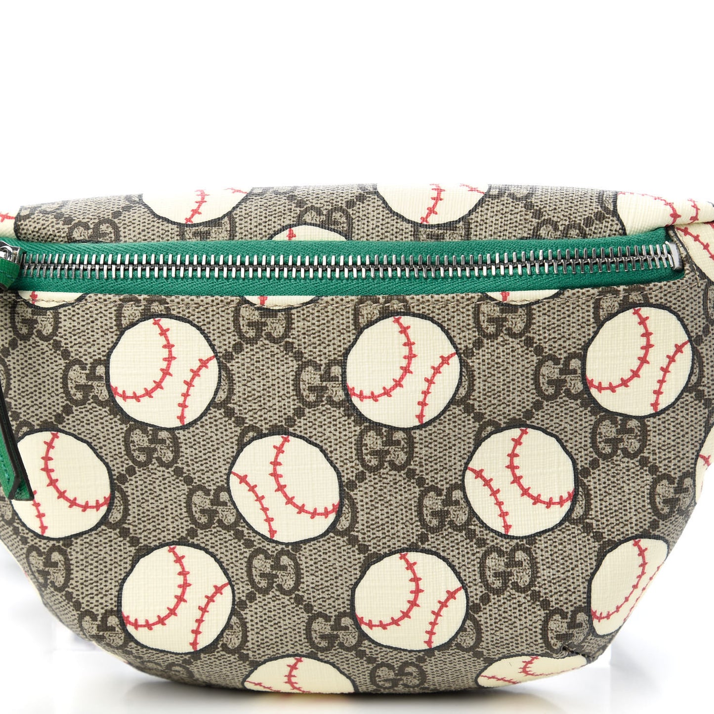 GG Supreme Monogram Baseballs Web Childrens Belt Bag