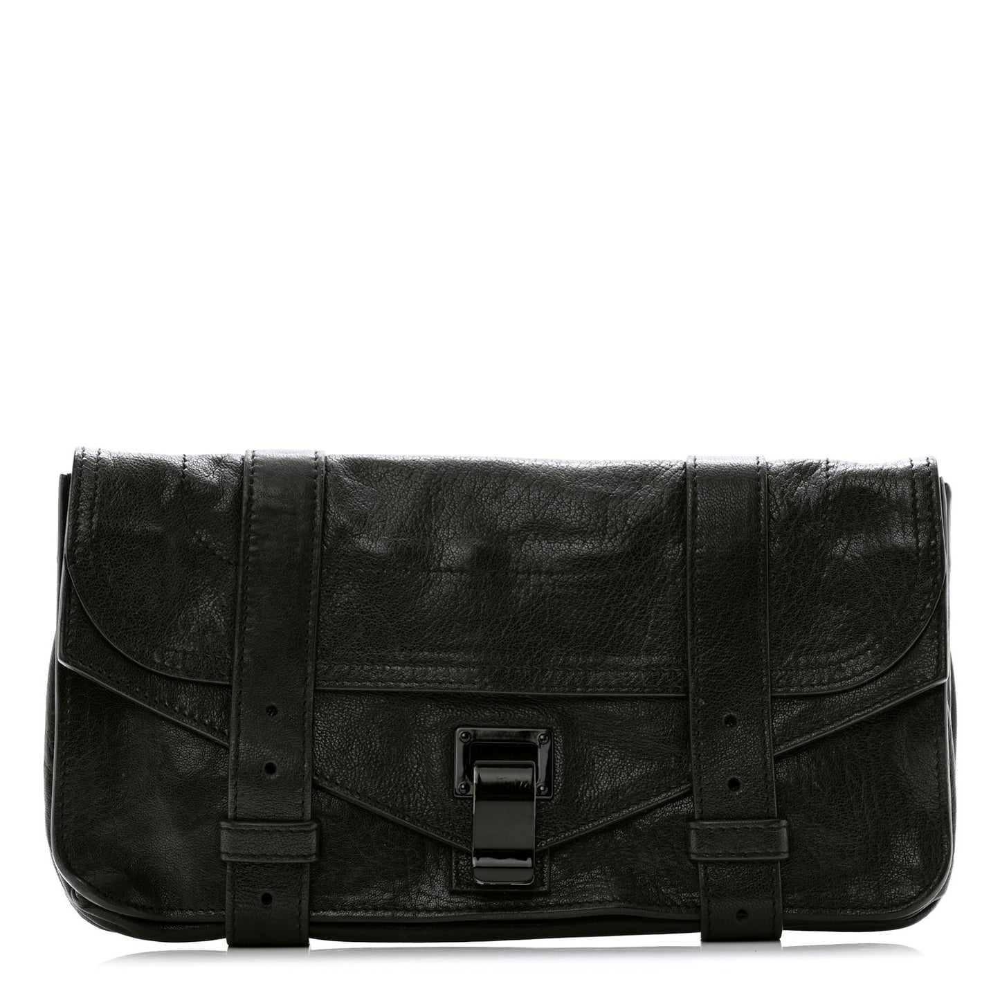 Lambskin PS1 Pochette Clutch Black