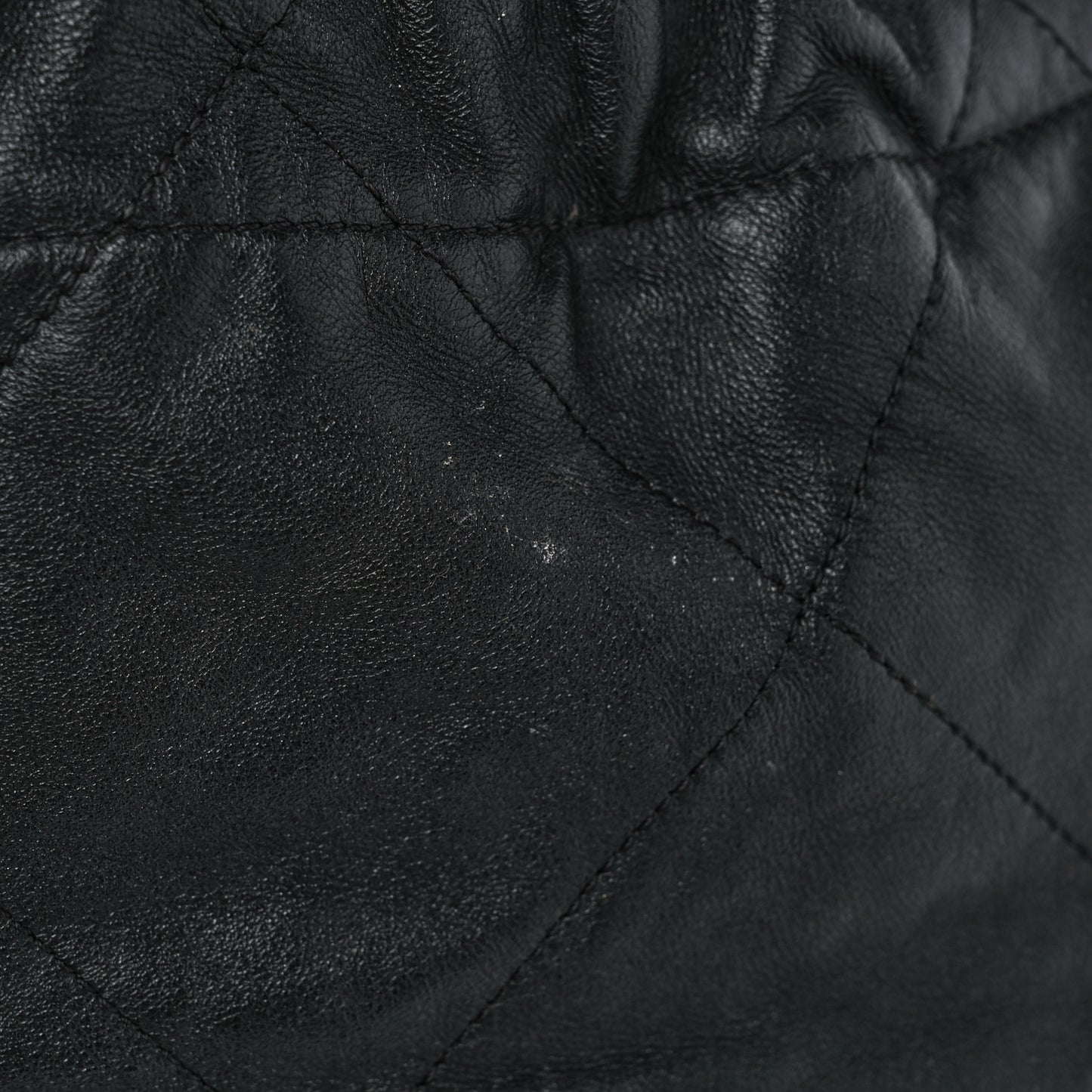 Shiny Calfskin Quilted Small Chanel 22 Black