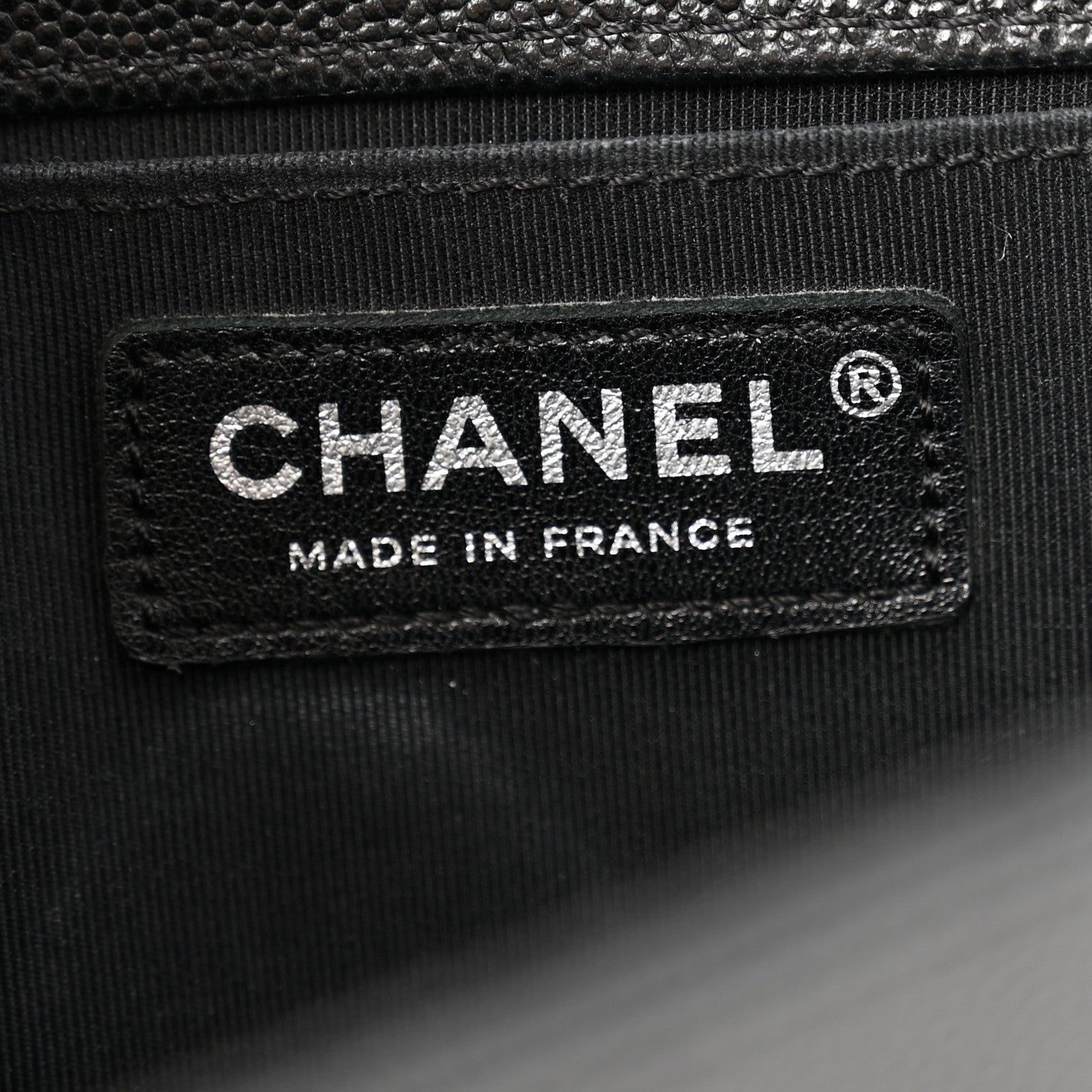 Chanel Caviar Quilted Medium Boy Flap Black 6 of 12