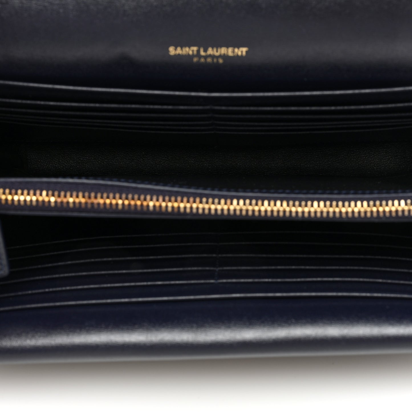 Smooth Calfskin Monogram Sulpice Chain Wallet Black