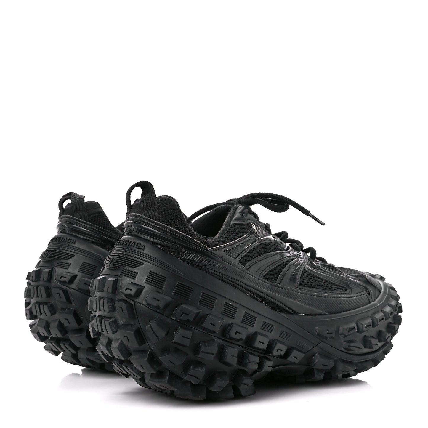 Mesh Nylon Mens Bouncer Sneakers 42 Black