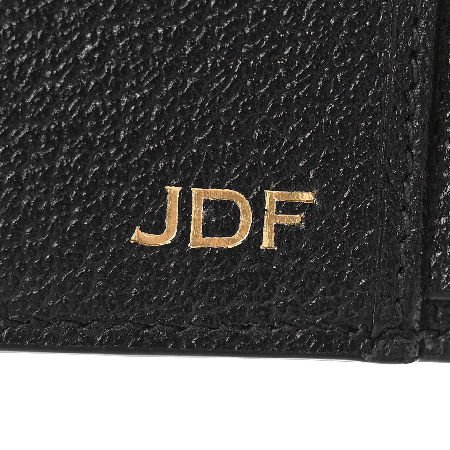 Calfskin Boar Effect GG Marmont Bi-Fold Wallet Black