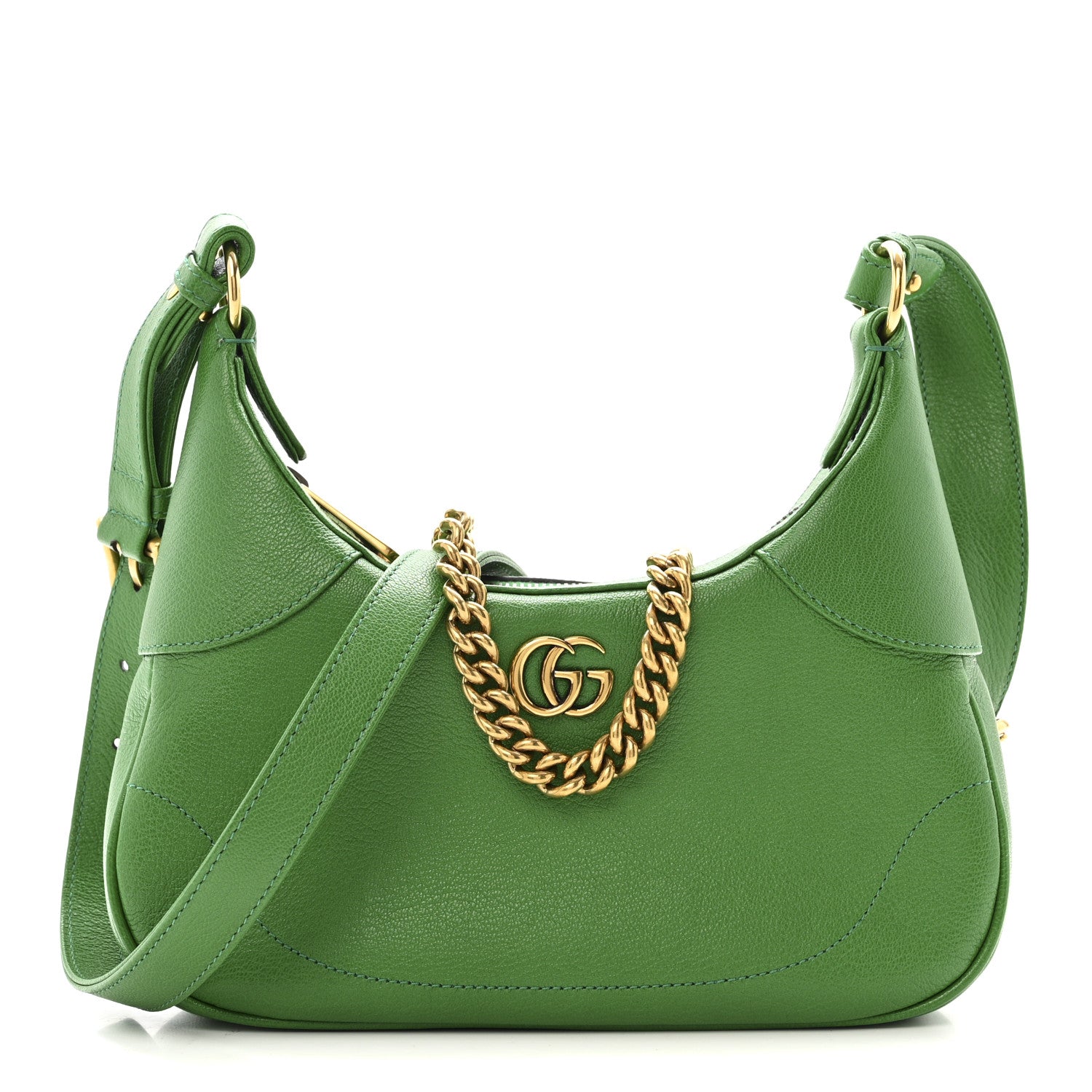 Gucci Goatskin Small Aphrodite Shoulder Bag New Shamarock 1861379