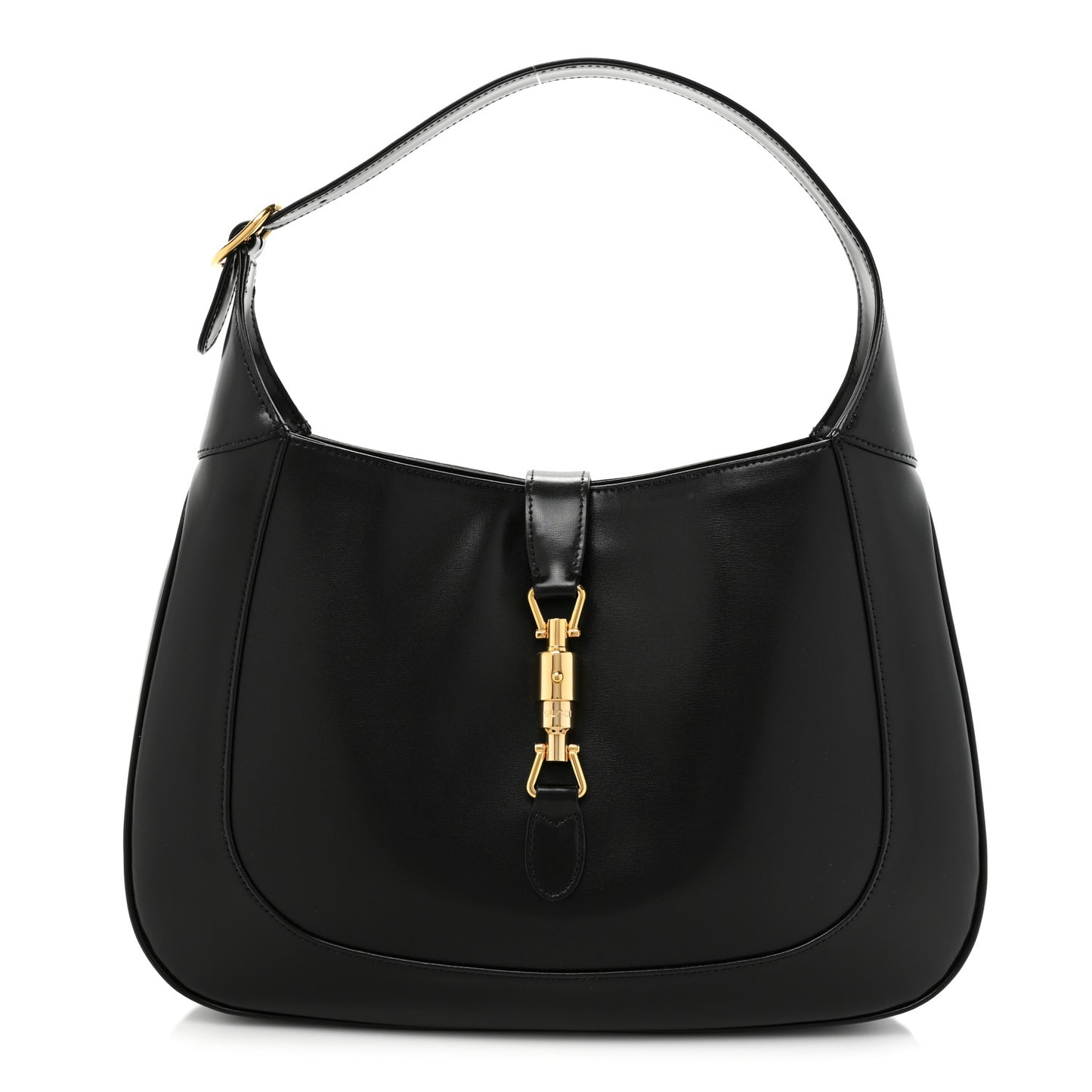 Boarded Dyana Lux Calfskin Medium Jackie 1961 Hobo Black