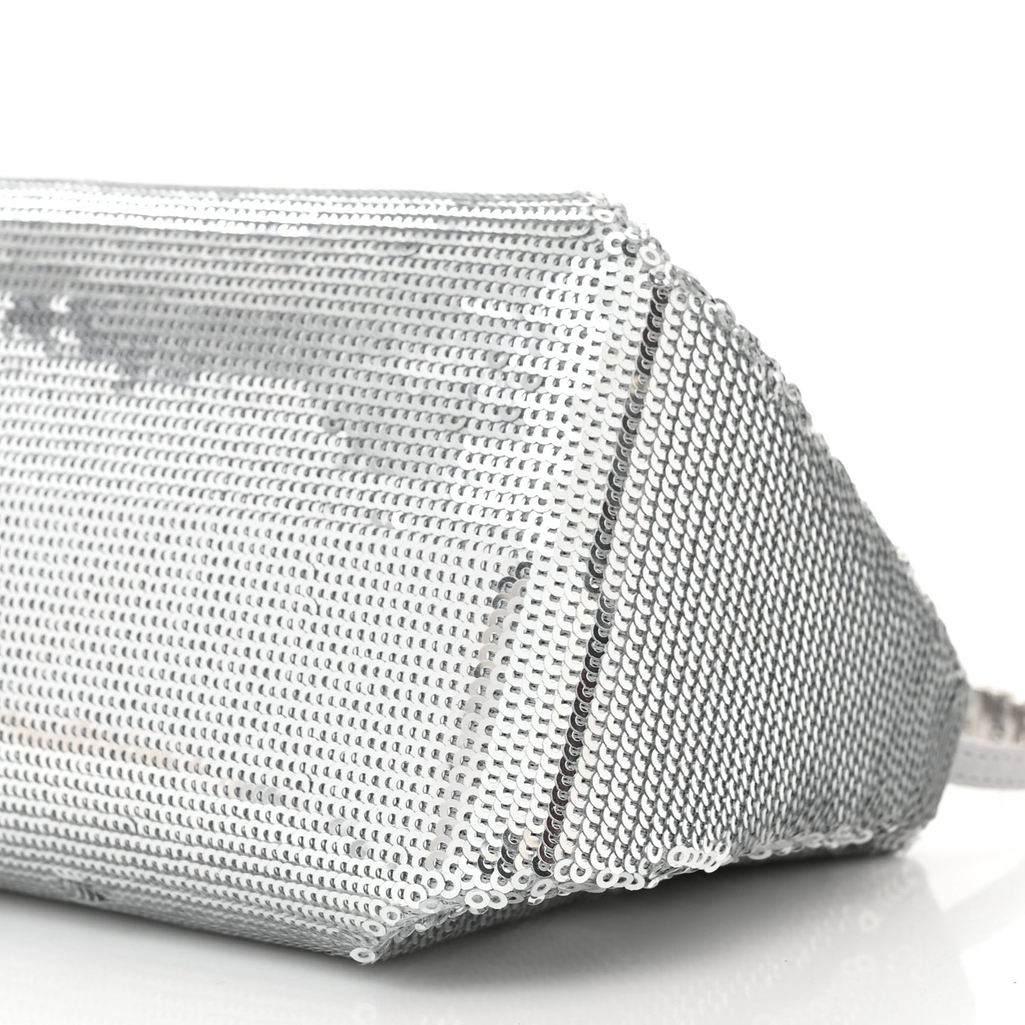 Sequin Micro Marquess Bag Silver