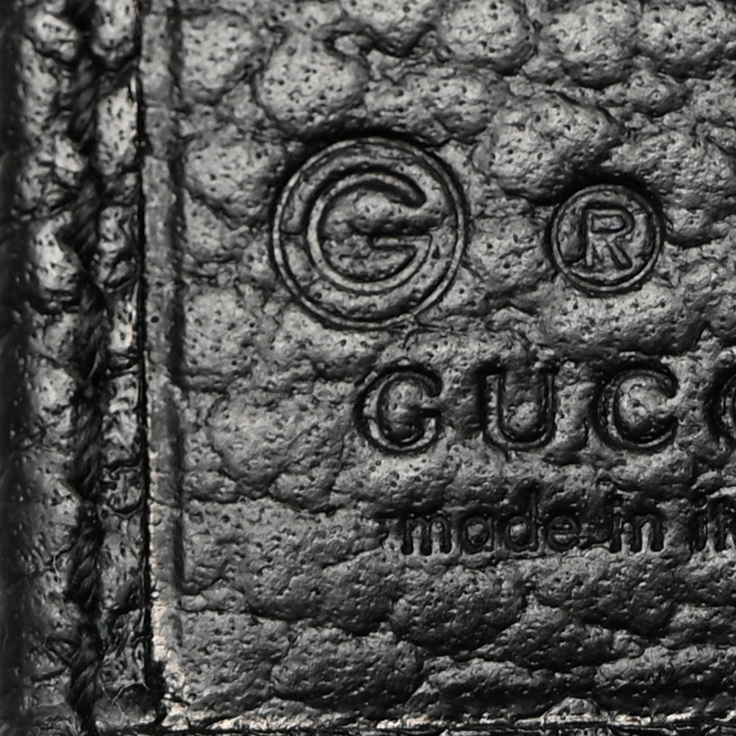 Dollar Calfskin Interlocking G French Wallet Black