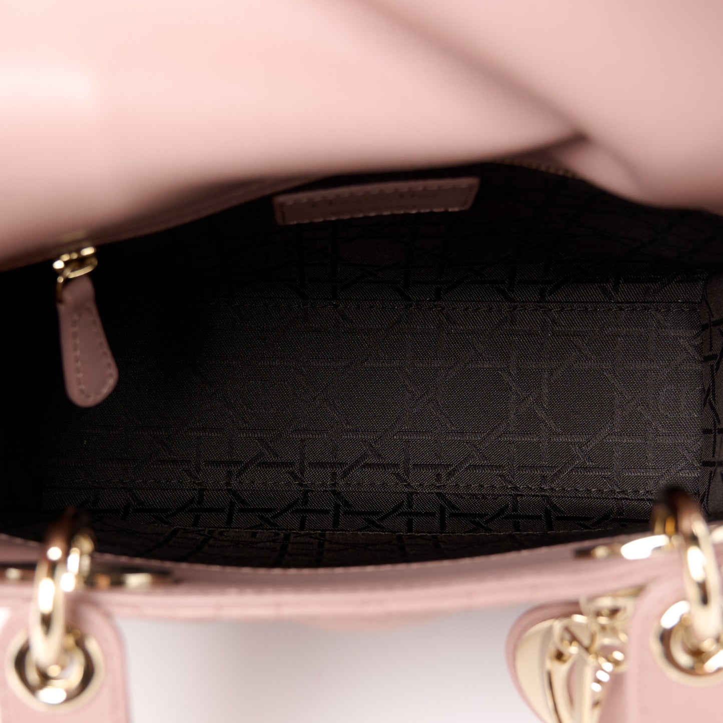 Lambskin Cannage Small My ABCDior Lady Dior Blush