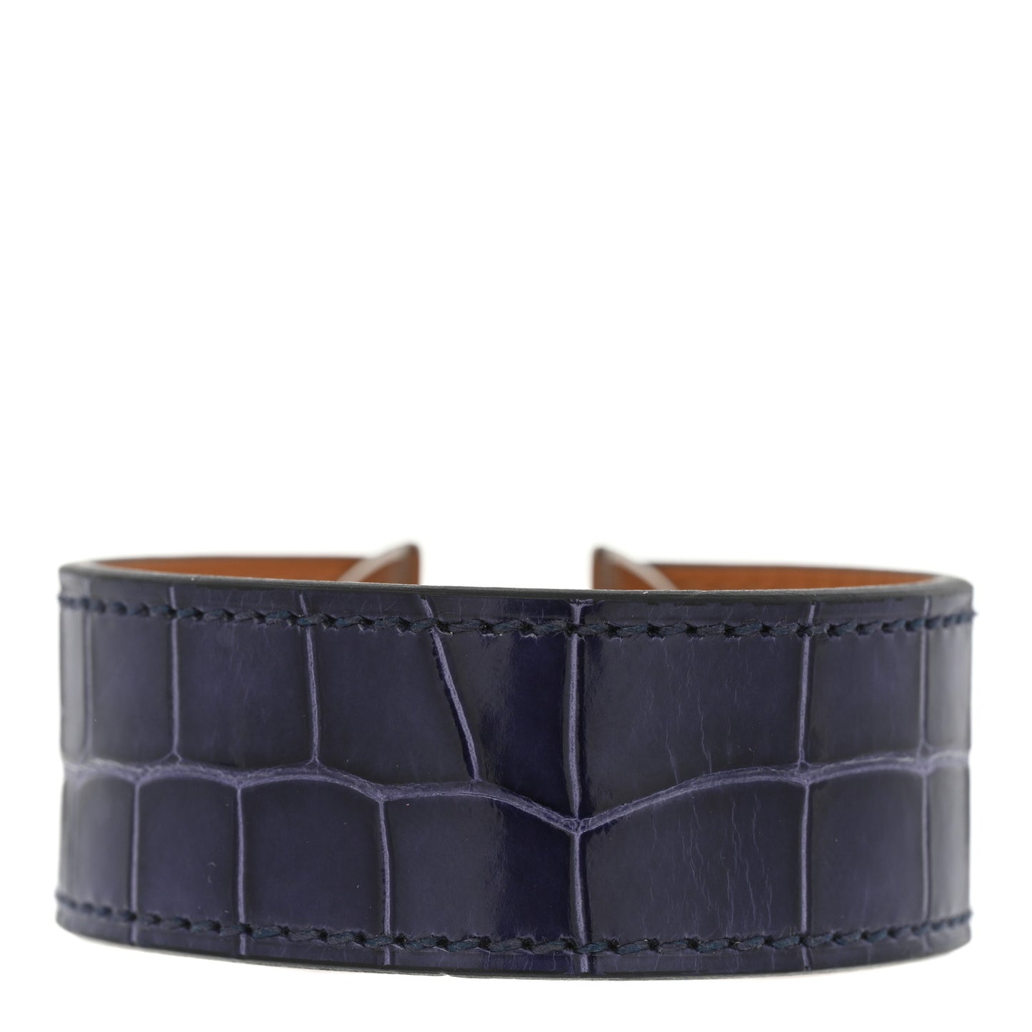 Shiny Alligator 2002 Bracelet T2 Bleu Encre