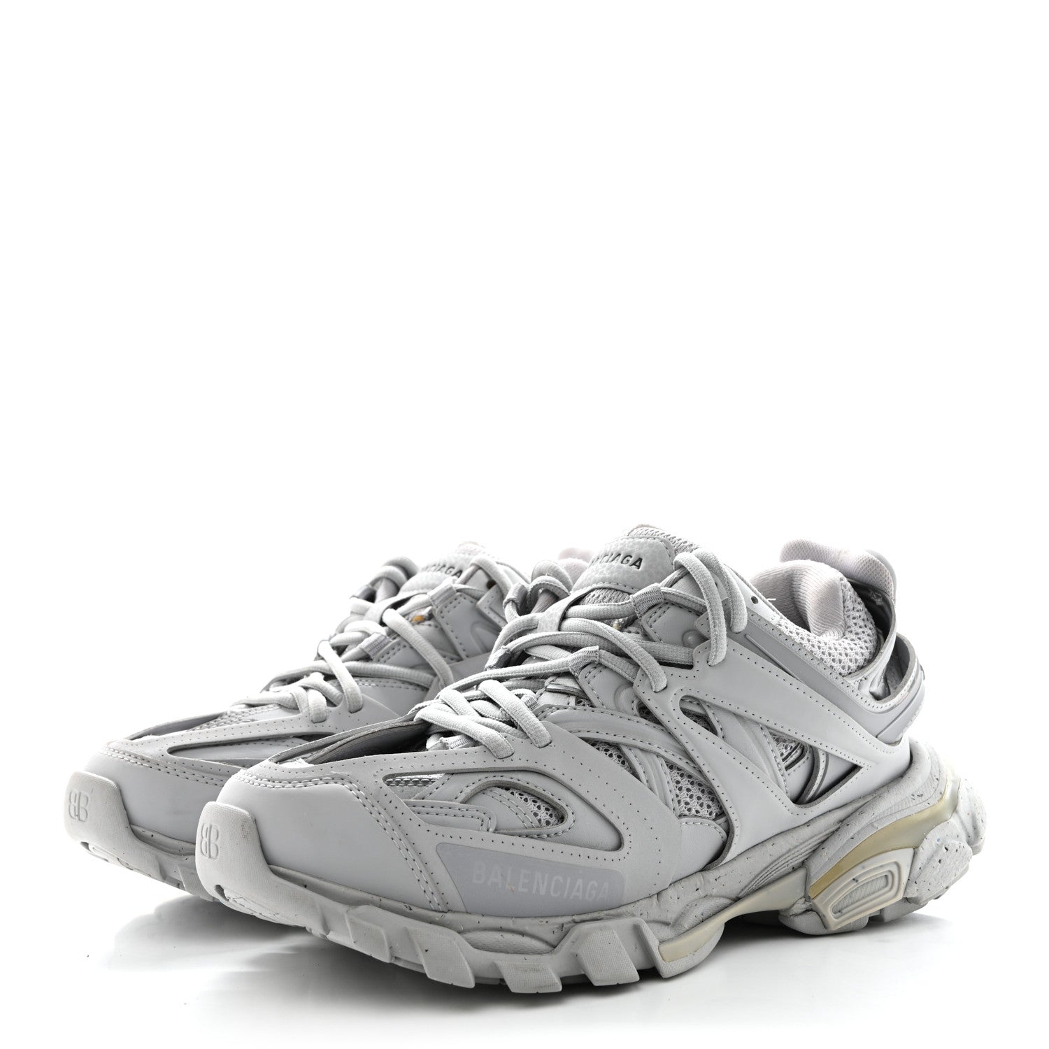 Balenciaga Mesh Rubber Womens Track Sneakers 38 Balenciaga Grey 3 of 8