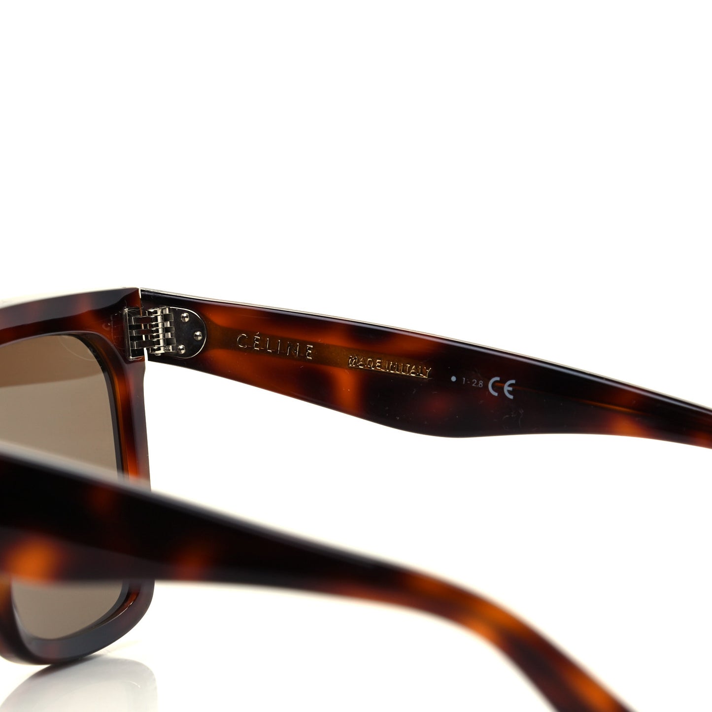 Acetate Polarized Square Sunglasses CL 40055I Red Havana