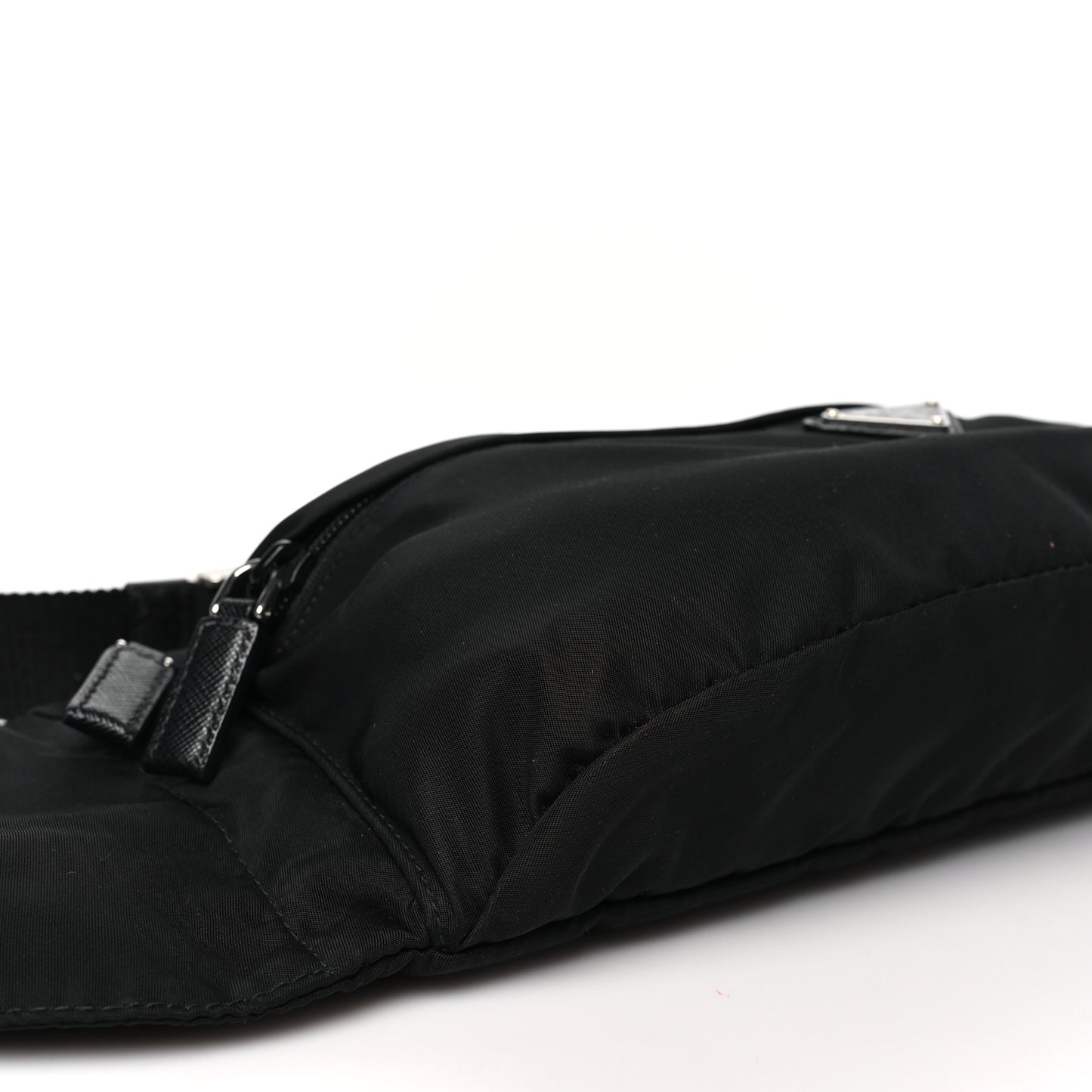 Tessuto Nylon Montagna Belt Bag Black
