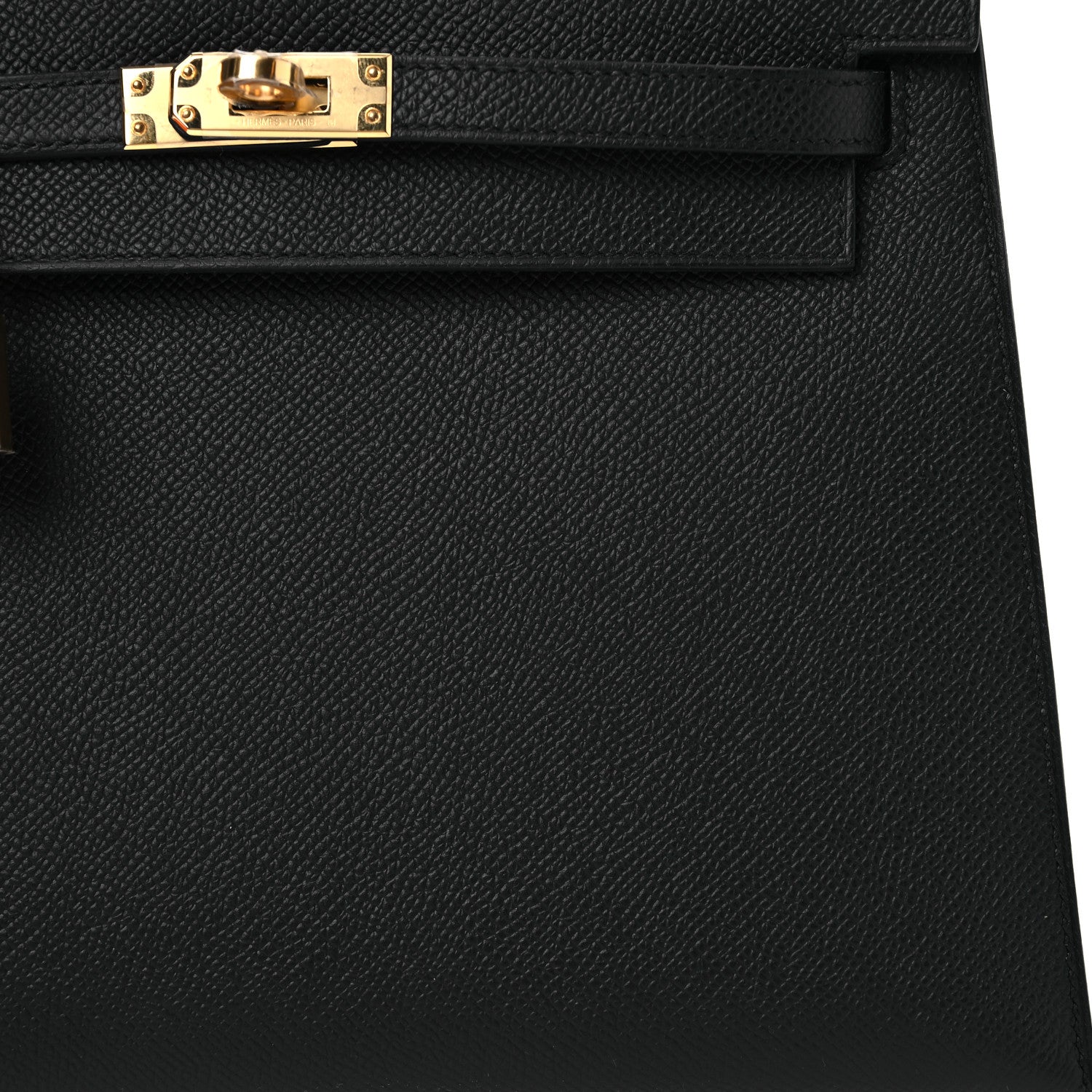 Hermes Epsom Kelly Sellier 25 Black 8 of 13