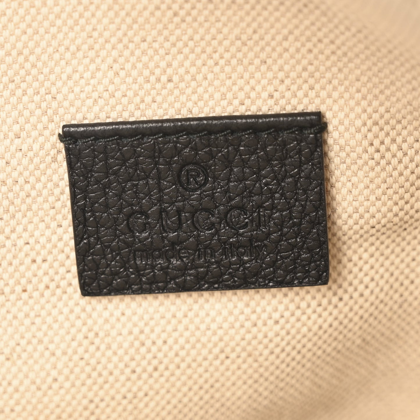 Grained Calfskin Small Logo Belt Bag Black