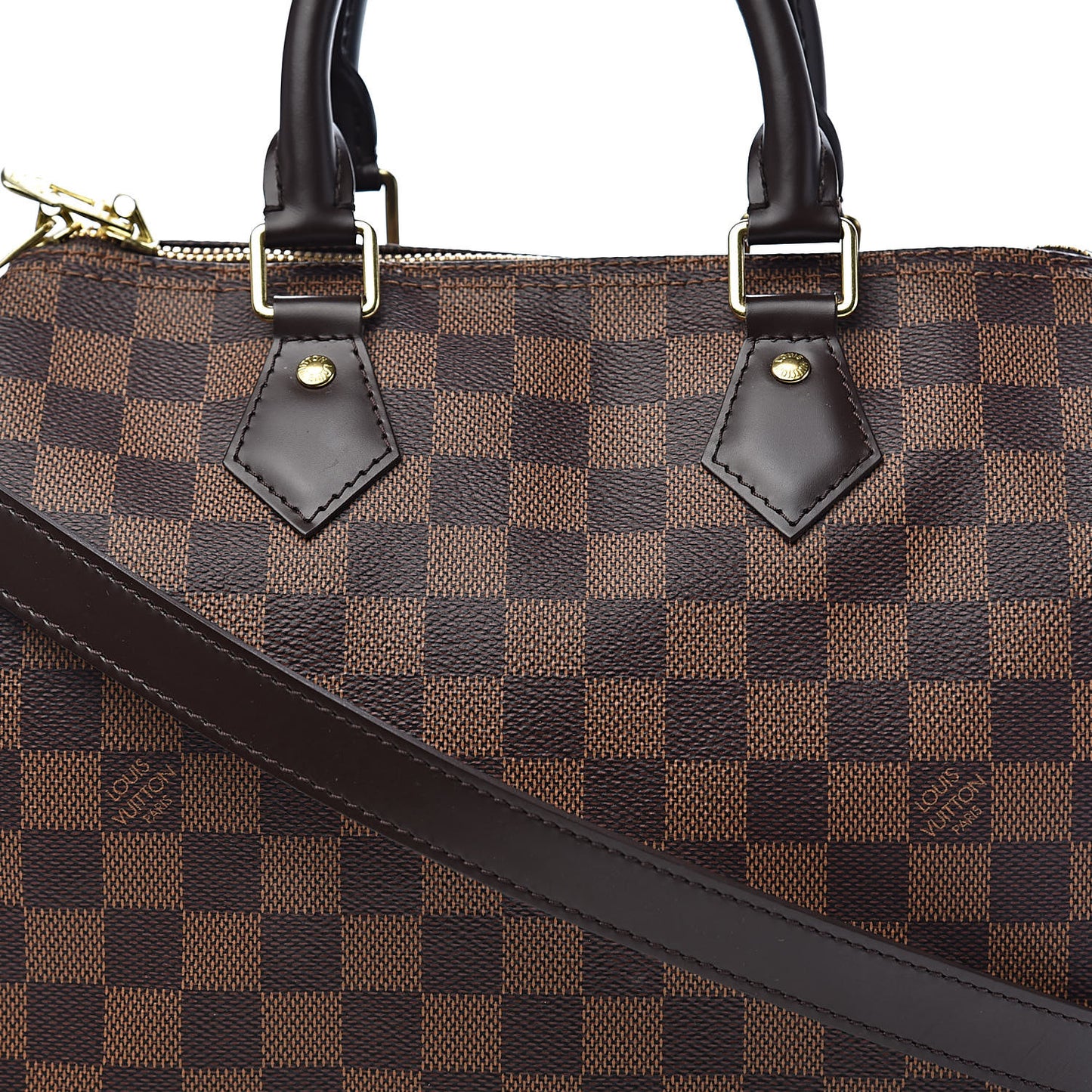 Damier Ebene Speedy Bandouliere 25