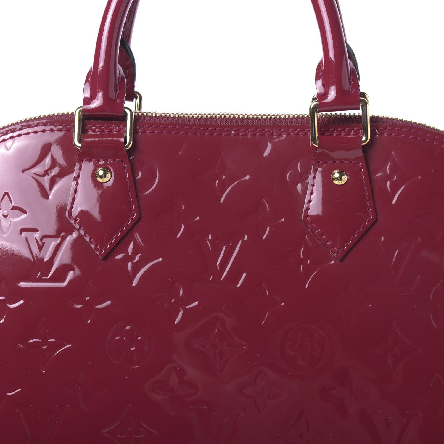 Louis Vuitton Vernis Alma PM Magenta 7 of 9