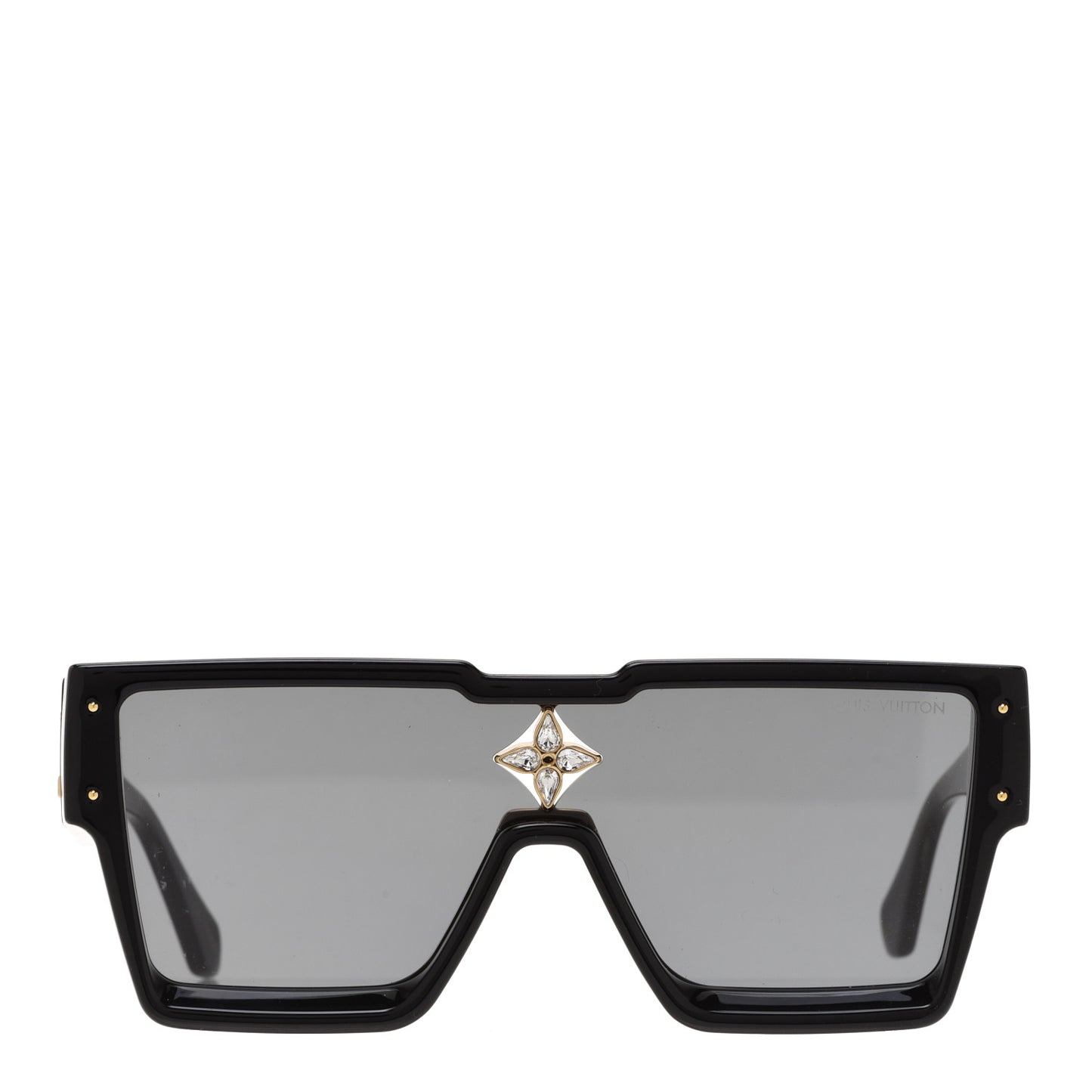 Acetate Swarovski Crystal Cyclone Sunglasses Z1578W Black