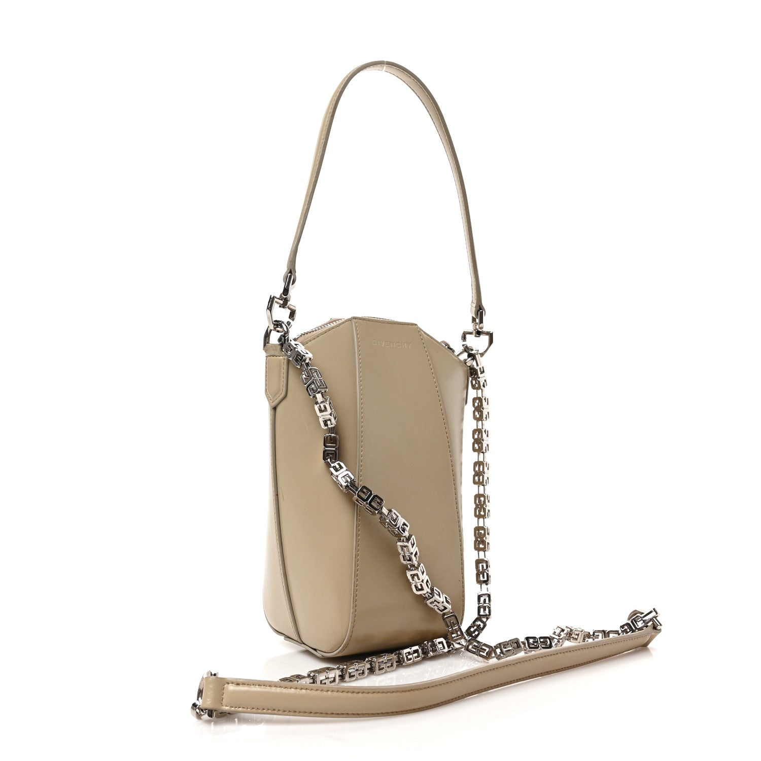 Givenchy Box Calfskin Mini Vertical Antigona Beige 3 of 8
