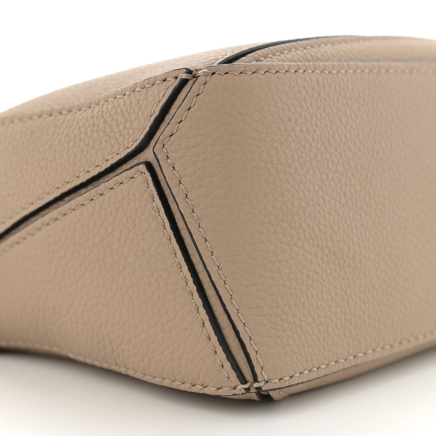 Calfskin Mini Puzzle Bag Sand