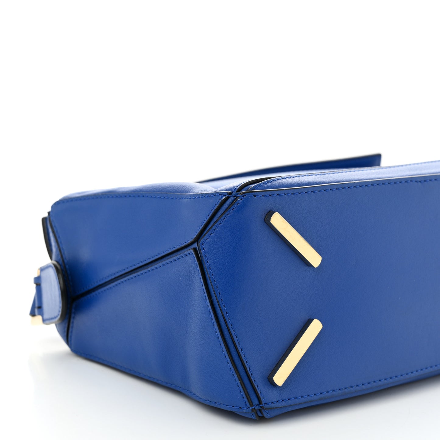 Calfskin Small Puzzle Bag Electric Blue
