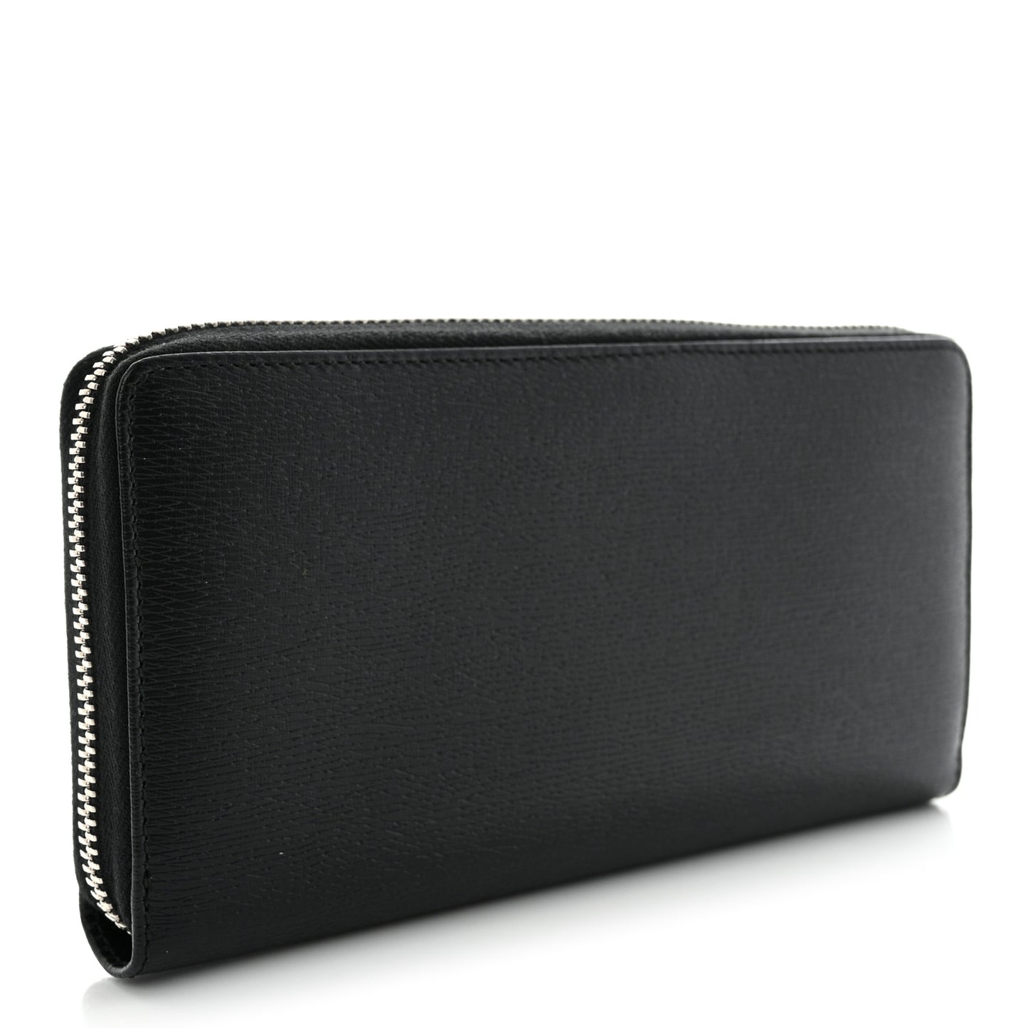 Calfskin GG Zip Around Wallet Black
