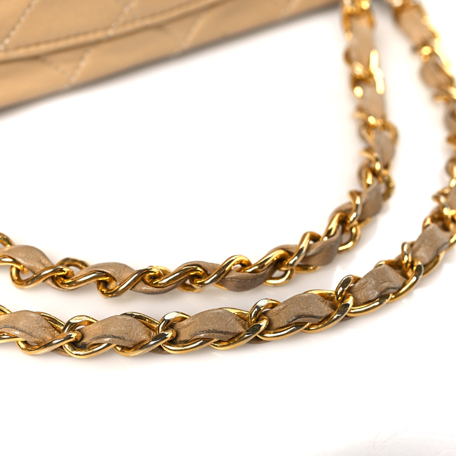 Chanel Lambskin Quilted Small Double Flap Beige 14 of 14