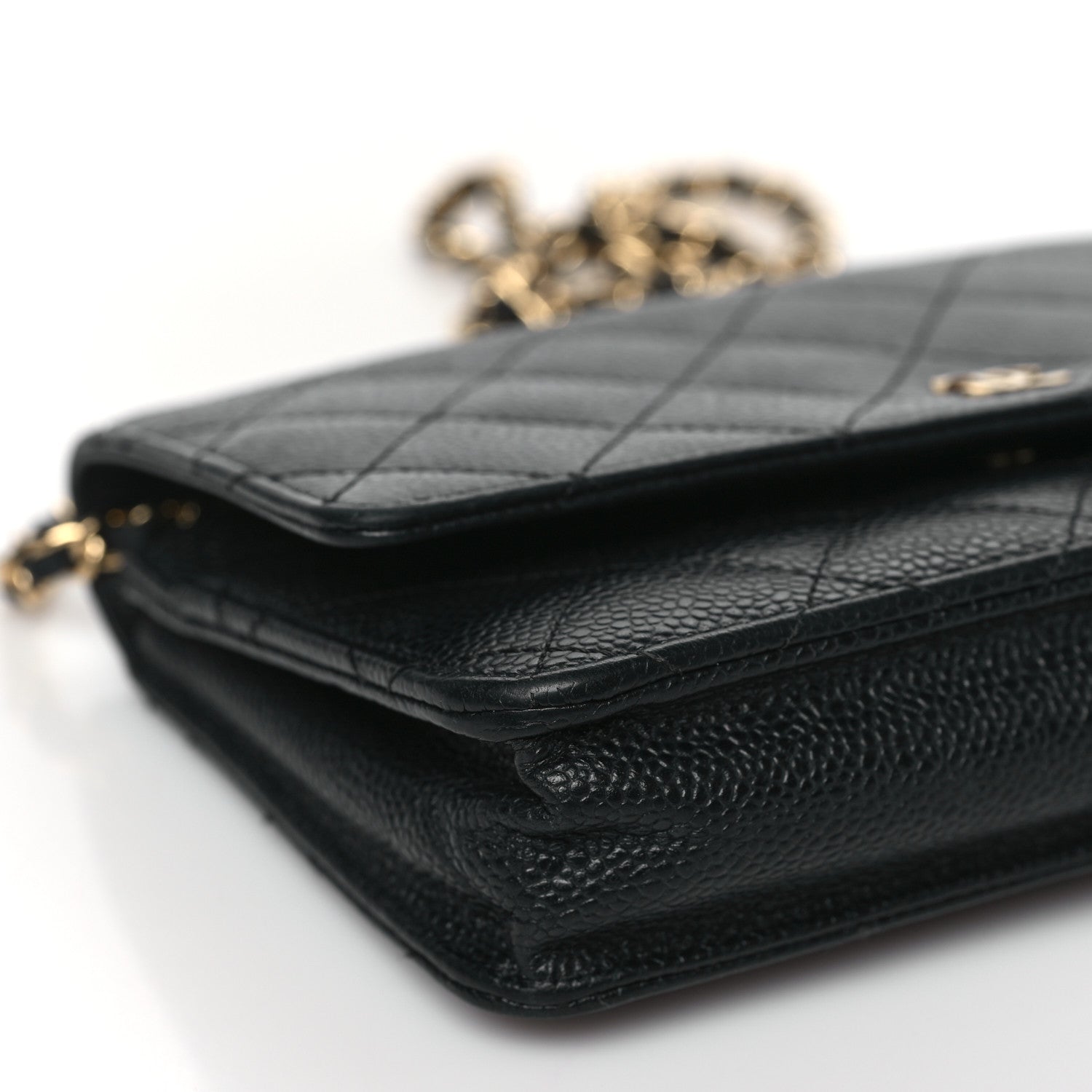 Chanel Caviar Quilted Wallet On Chain WOC Black 8 of 9