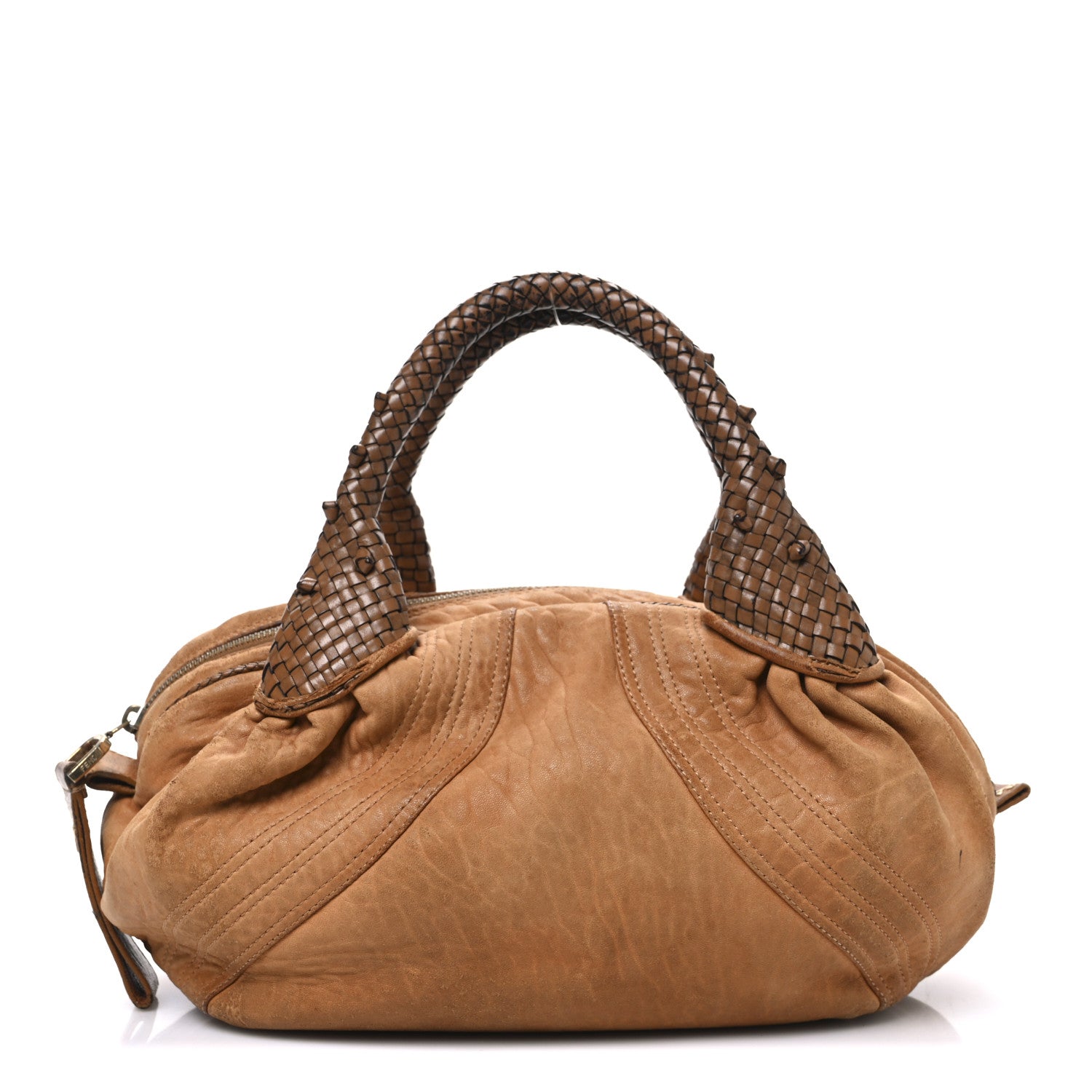 Fendi Nappa Nuvolata Spy Bowler Naturale Oro 1823114 – FASHIONPHILE