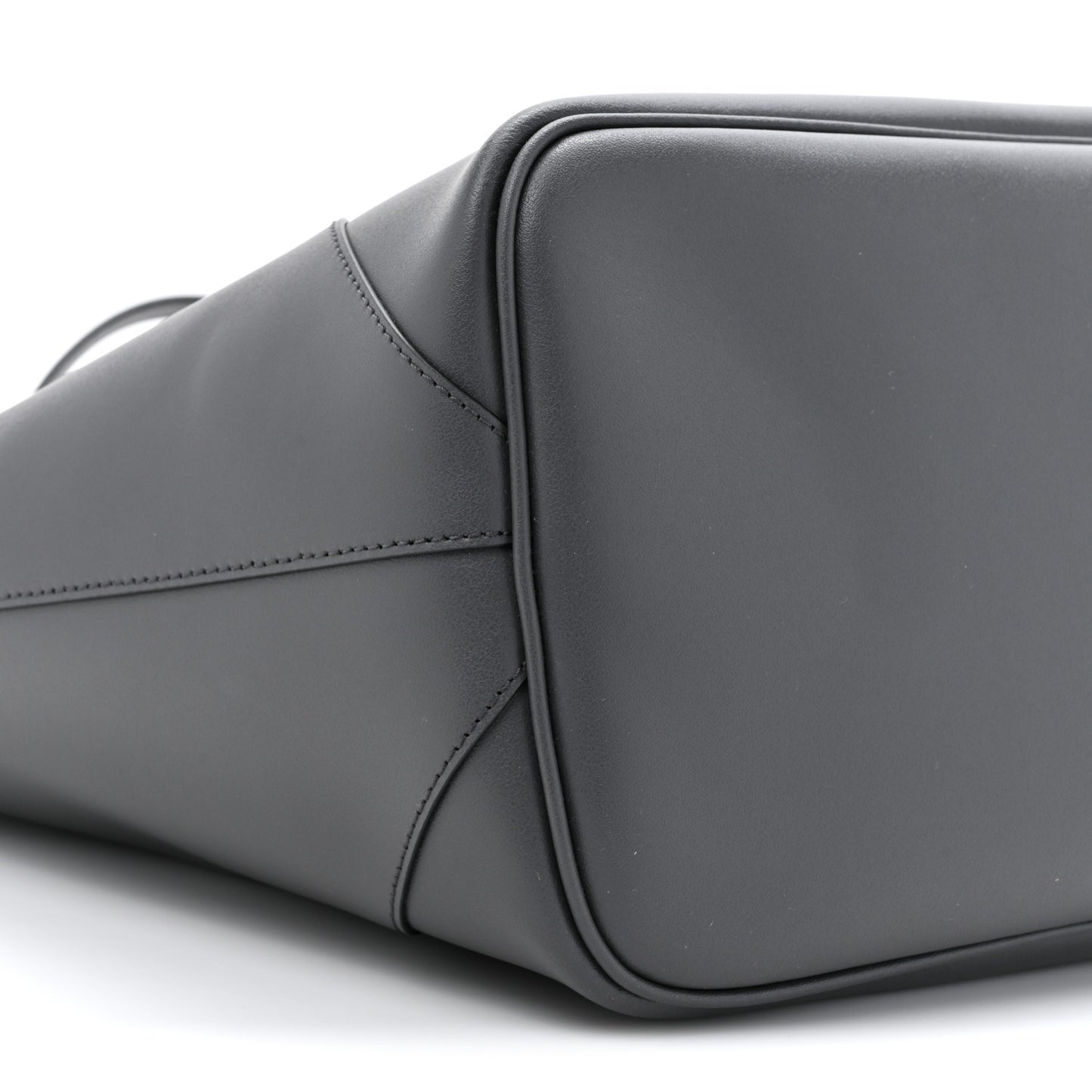 Smooth Calfskin Wing Shopper Tote Grey White