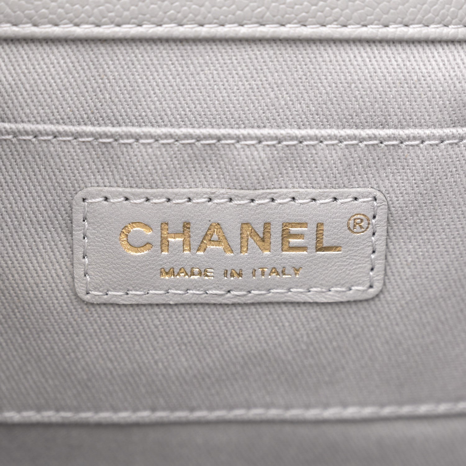 Chanel Caviar Quilted CC Pocket Bucket Bag  Grey 6 of 10