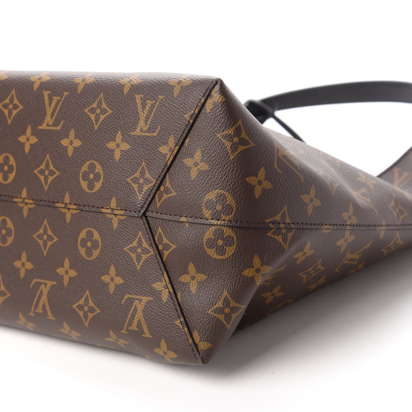 Monogram Flower Hobo Black