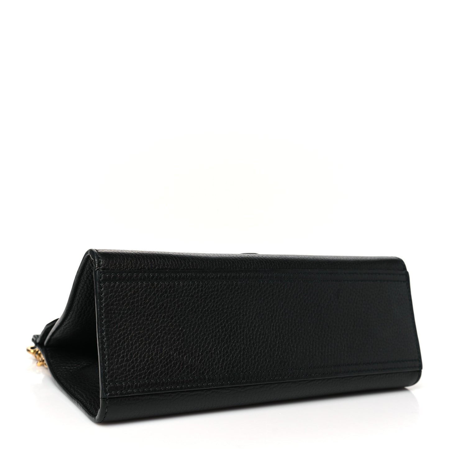 Calfskin Mini GG Marmont Top Handle Bag Black