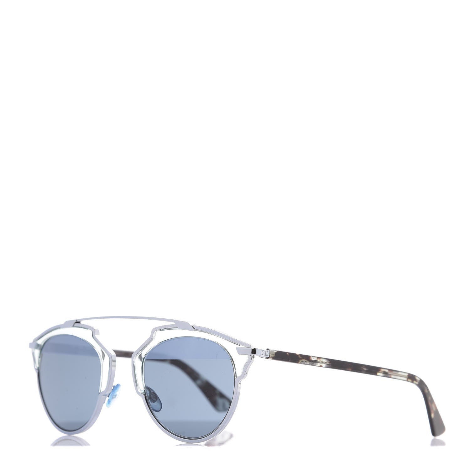 Christian Dior So Real Sunglasses Ruthenium Light Havana 1 of 8