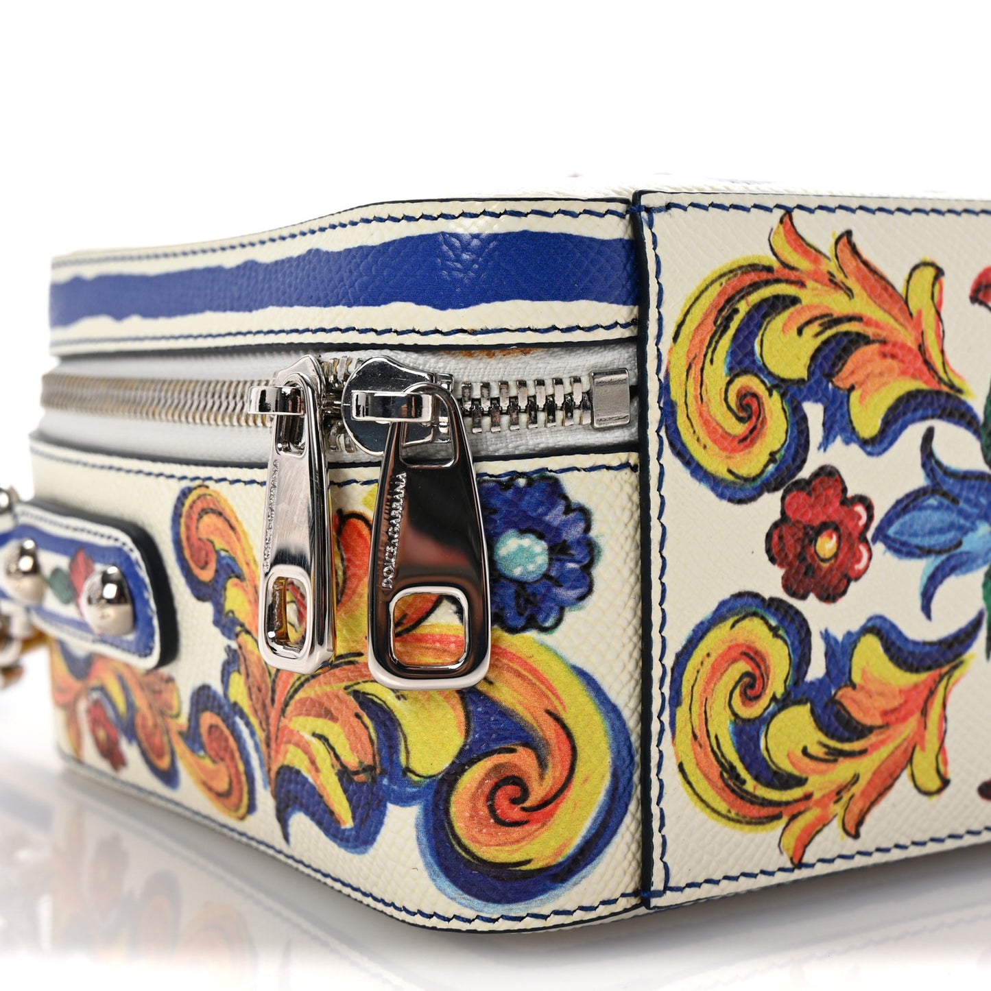 Dauphine Majolica Printed Box Bag Multicolor