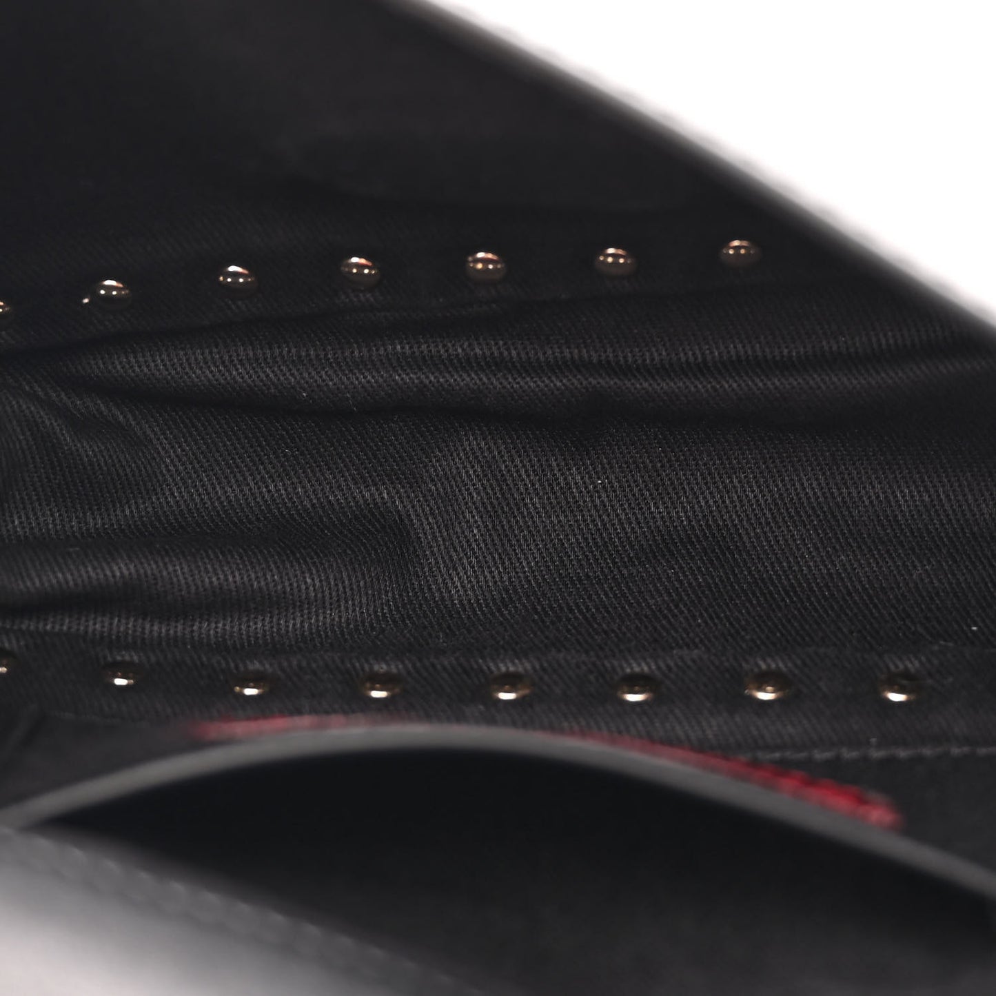 Vitello Mini Rockstud Flap Saddle Crossbody Bag Black