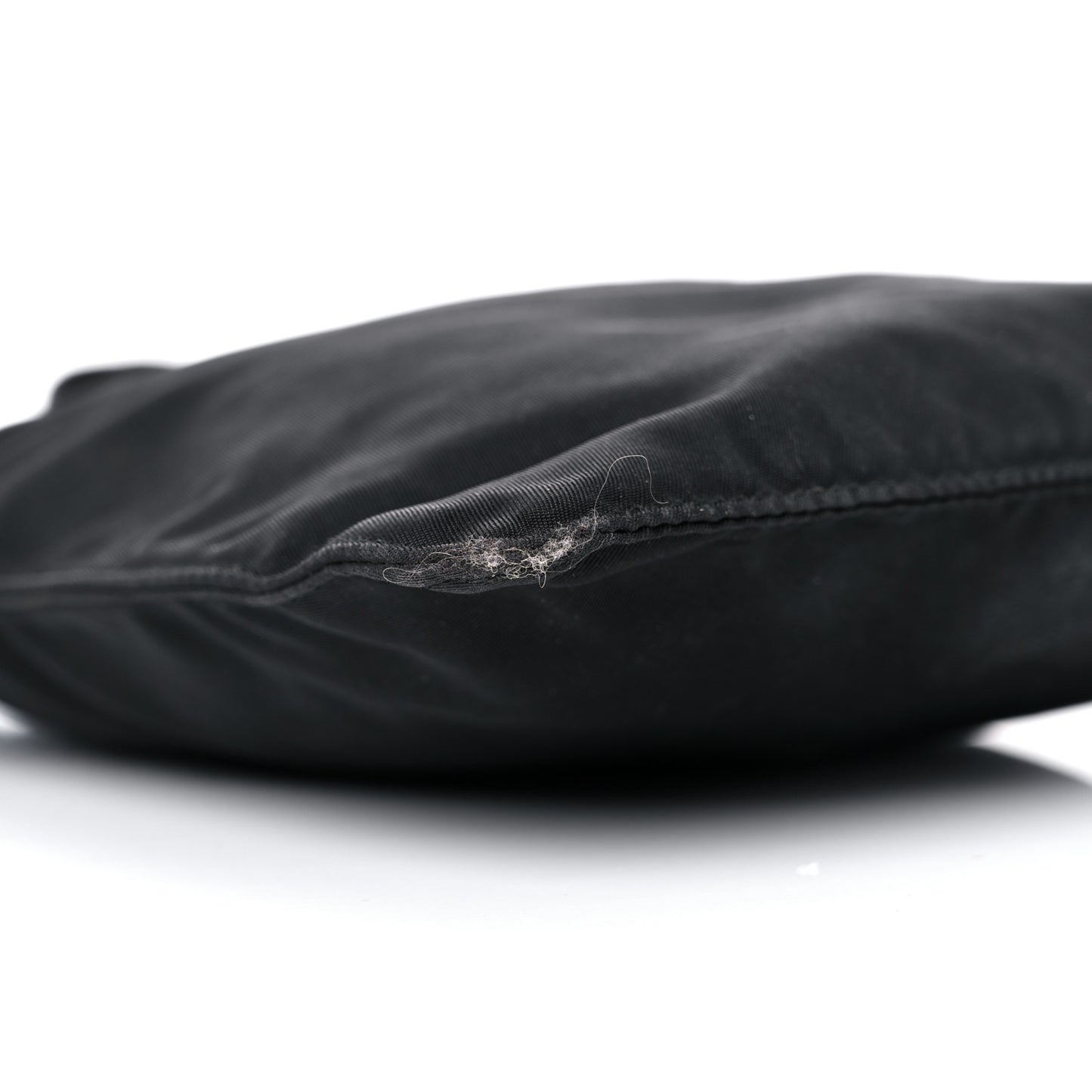 Nylon Vela Flat Messenger Bag Black