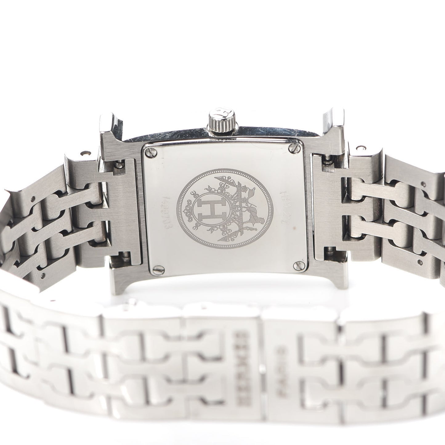 Stainless Steel 21mm Heure H Hour Quartz Watch Black