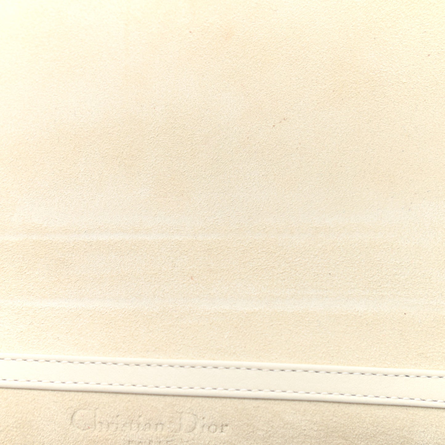 Calfskin Toile de Jouy Carnivora Wallet On Chain Pouch White