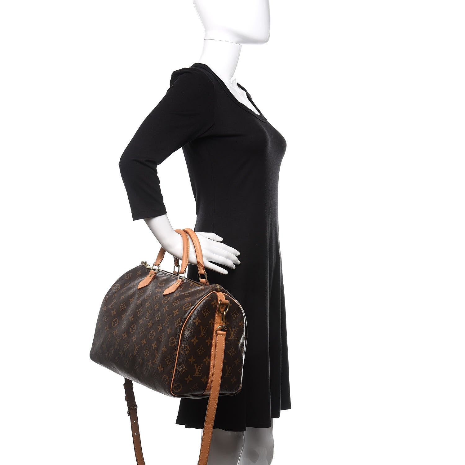 Louis Vuitton Monogram Speedy Bandouliere 35 2 of 11