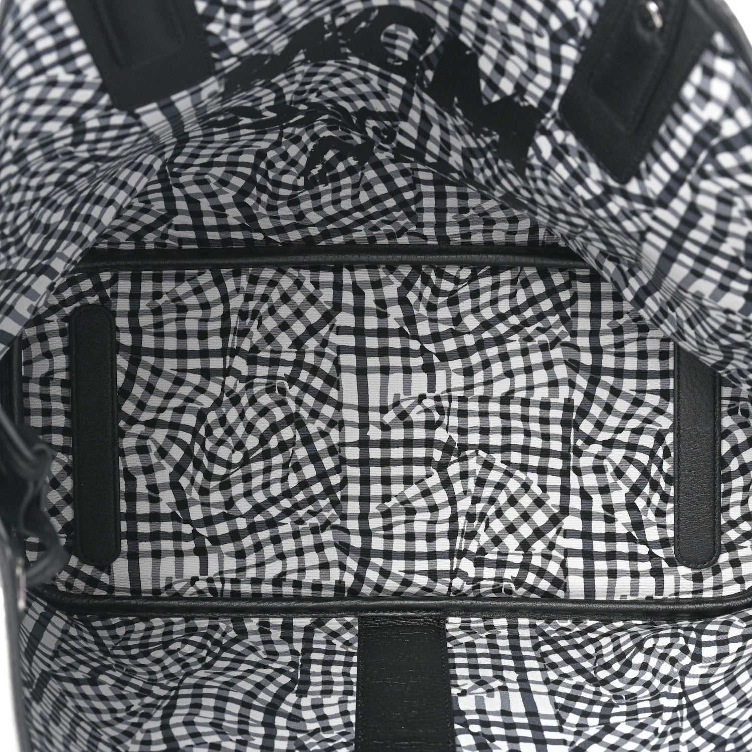 MCM Visetos Medium Liz Reversible Shopper Tote Black 9 of 16